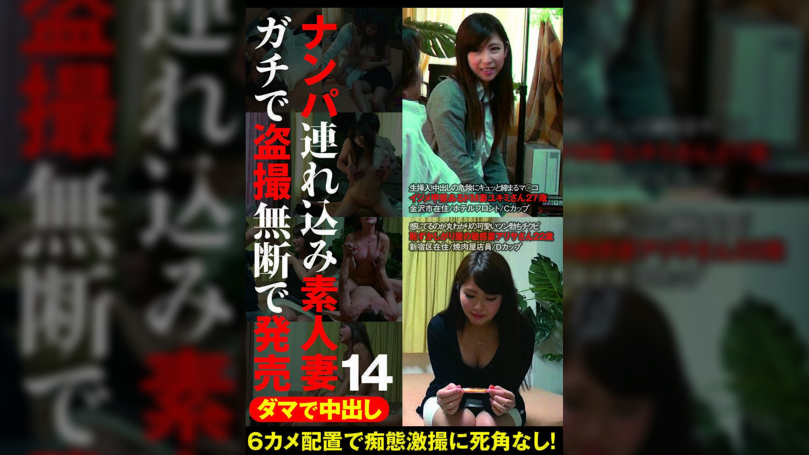 ダマで中出し ナンパ連れ込み素人妻 ガチで●撮無断で発売 14