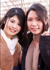 さつき　２２歳Ｇカップ　＆　えみり　２２歳Ｆカップ