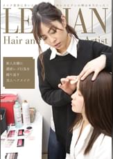 新人女優に濃密レズ行為を繰り返す美人ヘアメイク