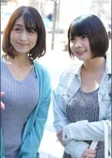 すぐに火が付くエロ五十路母のりかさん(51歳)とベビーフェイスGカップ巨乳大学生なつみちゃん(20歳)に連続生中出し