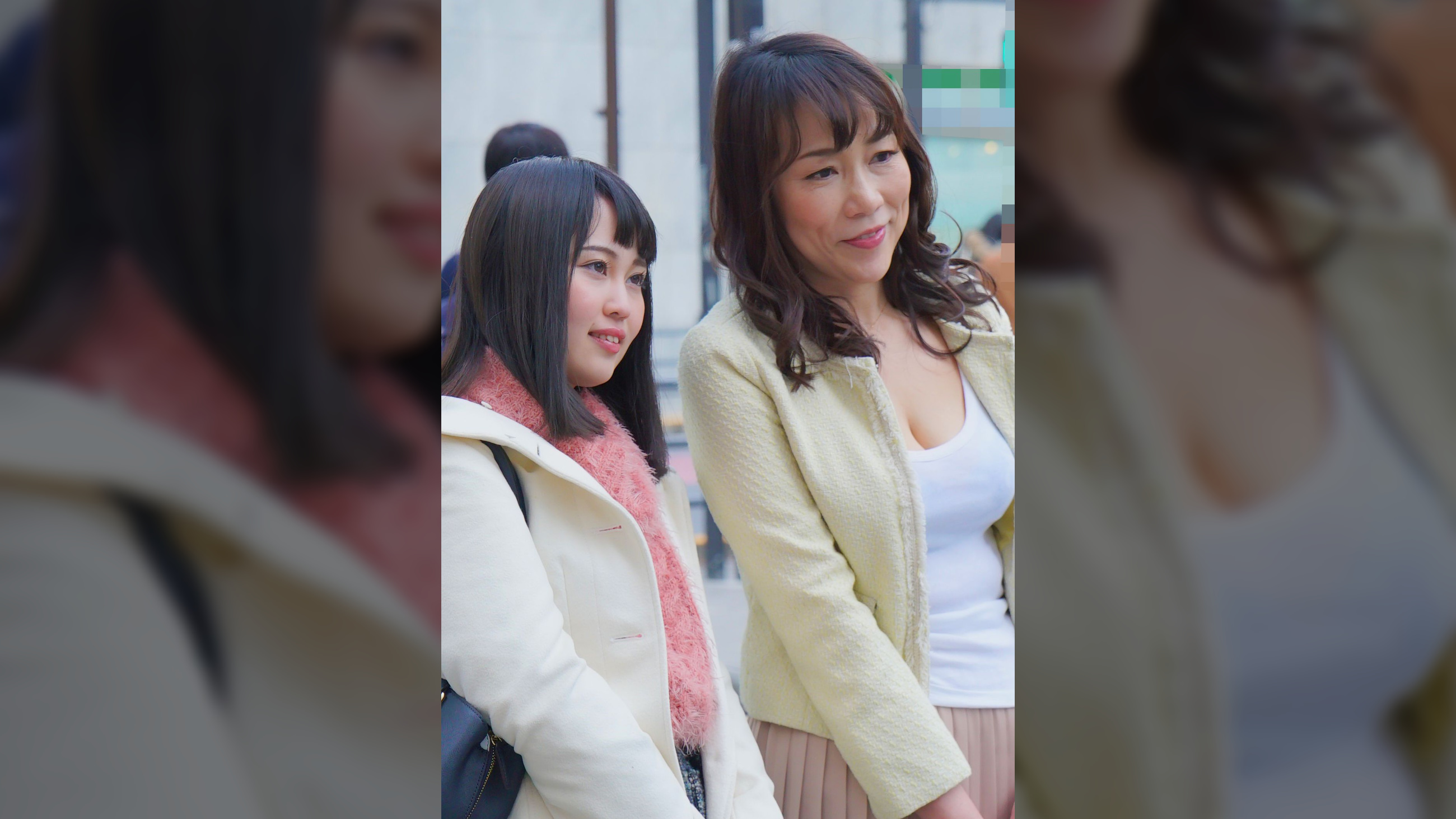 娘の紹介でエロ勃起ち〇ぽの誘惑にハマったＦカップ長身母ようこさん（50歳）！！硬いち〇ぽが好き！と援〇娘　りなちゃん（20歳）
