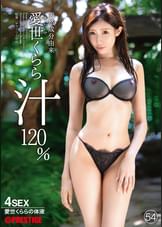 天然成分由来 愛世くらら汁 120％ 54 ぐしょ濡れ8頭身美スレンダー 頭の先から爪先まで体液まみれ。