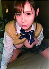 【個人撮影/J〇/中出し】清楚系ビッチwEカップ巨乳学生サラちゃん(仮名)【口内射精/ハイソックス足コキ】