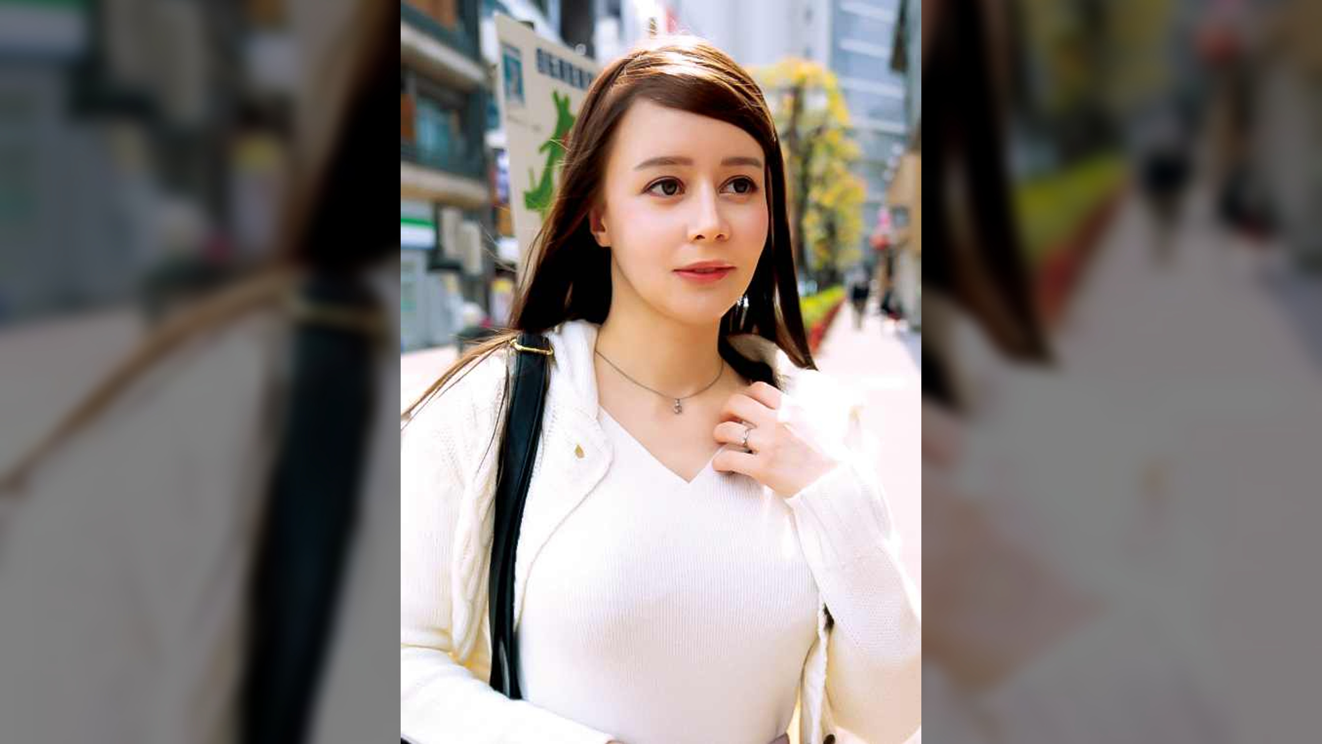 さゆりさん　２３歳　ハーフ美人妻の色白Ｇ乳が騎乗位で揺れる