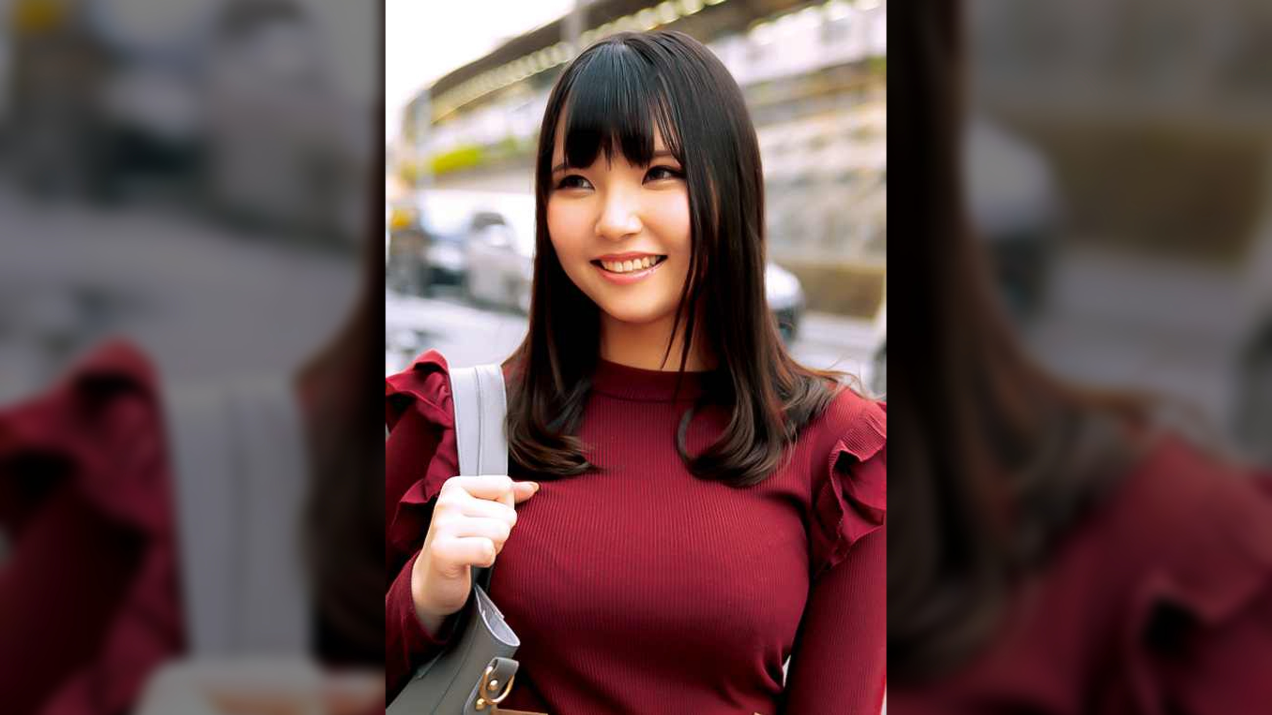 ひかるさん　２２歳　街中で爆乳が目立ってた○○系若妻が媚○でイキ狂う