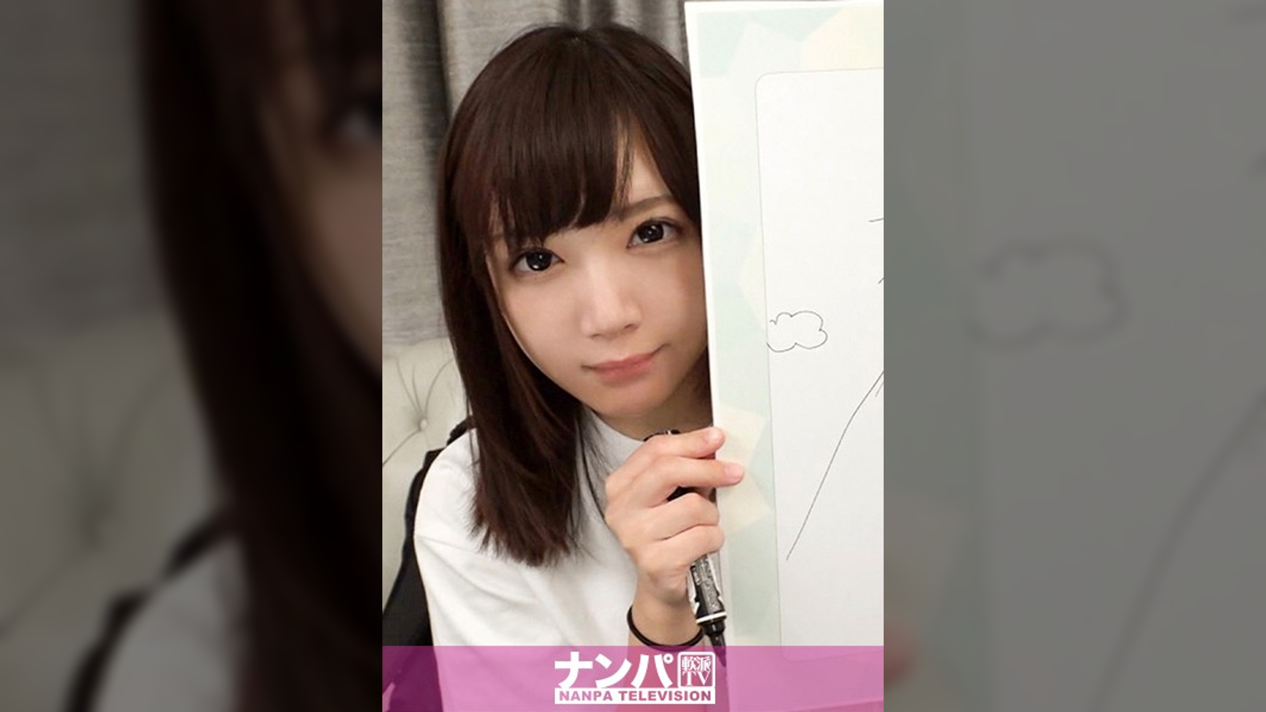 マジ軟派、初撮。 1349 アイドル級の美少女確保！！バラエティ番組という企画に釣られてホテルIN！突然の男優登場に戸惑いつつも巨根に興味津々！味わったことのないデカチンとテクニックで淫語を連発しながらイキまくる！！！