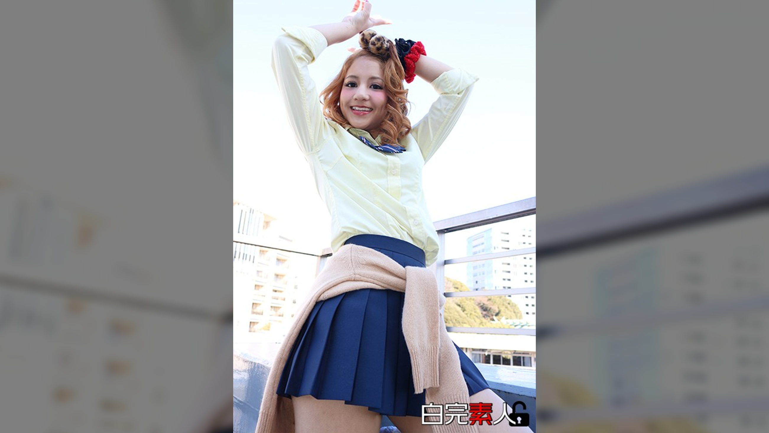 生意気ハーフギャルJ〇がオジサンとの３Pでチ〇コ中毒に…！