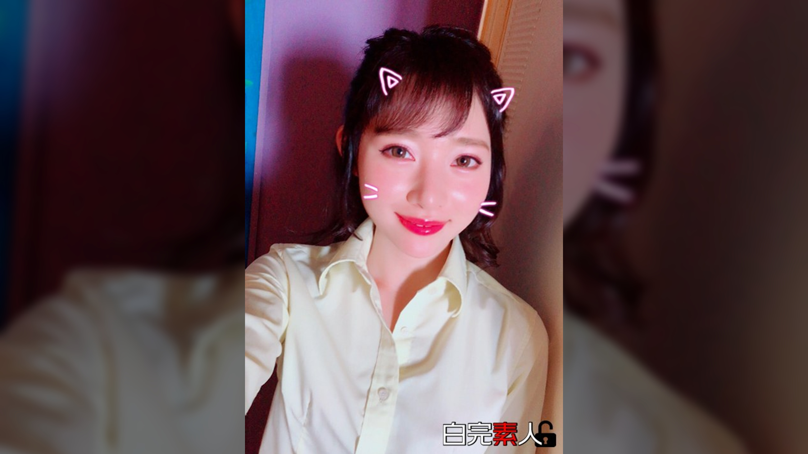 石原さ〇みに激似のえっろいパイパン美少女とぶっかけ4P