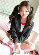 美乳のツインテ●●着ギャルを２人のデカチンでハメまくる