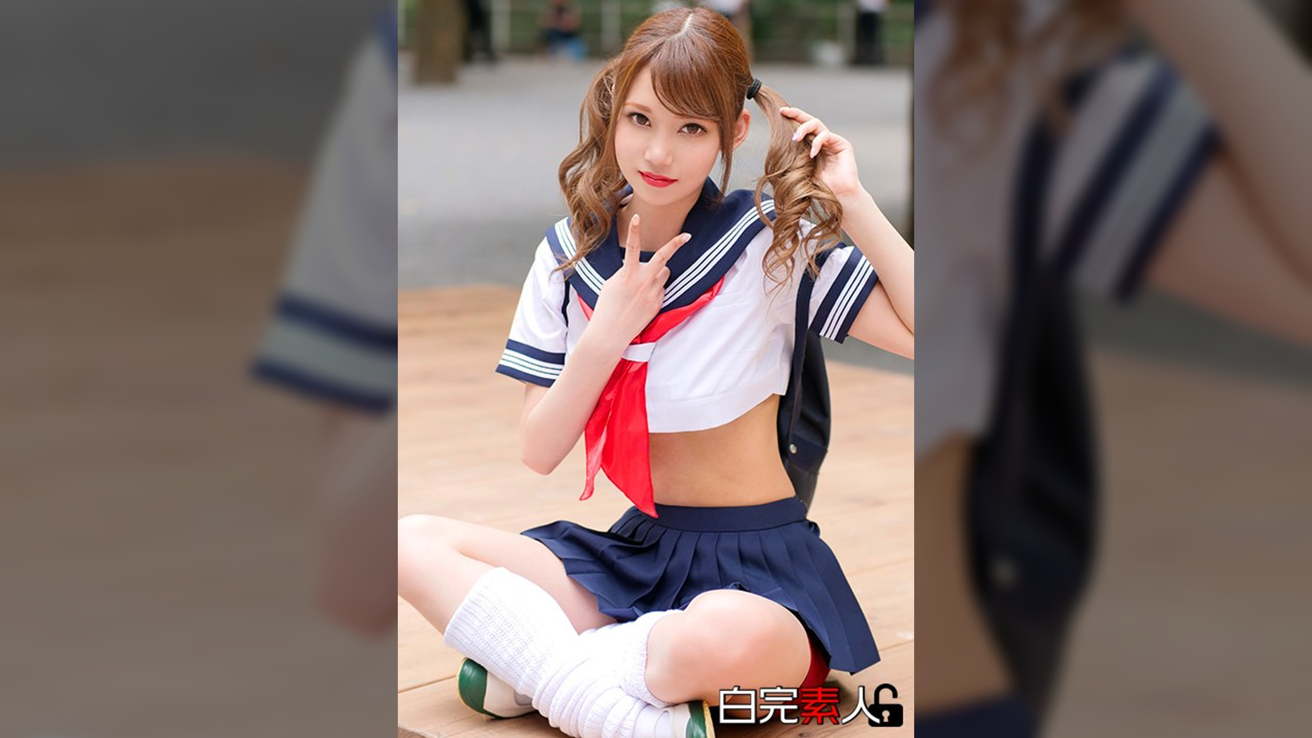 従順美乳J〇をハメ撮り3P+フェラ抜き動画