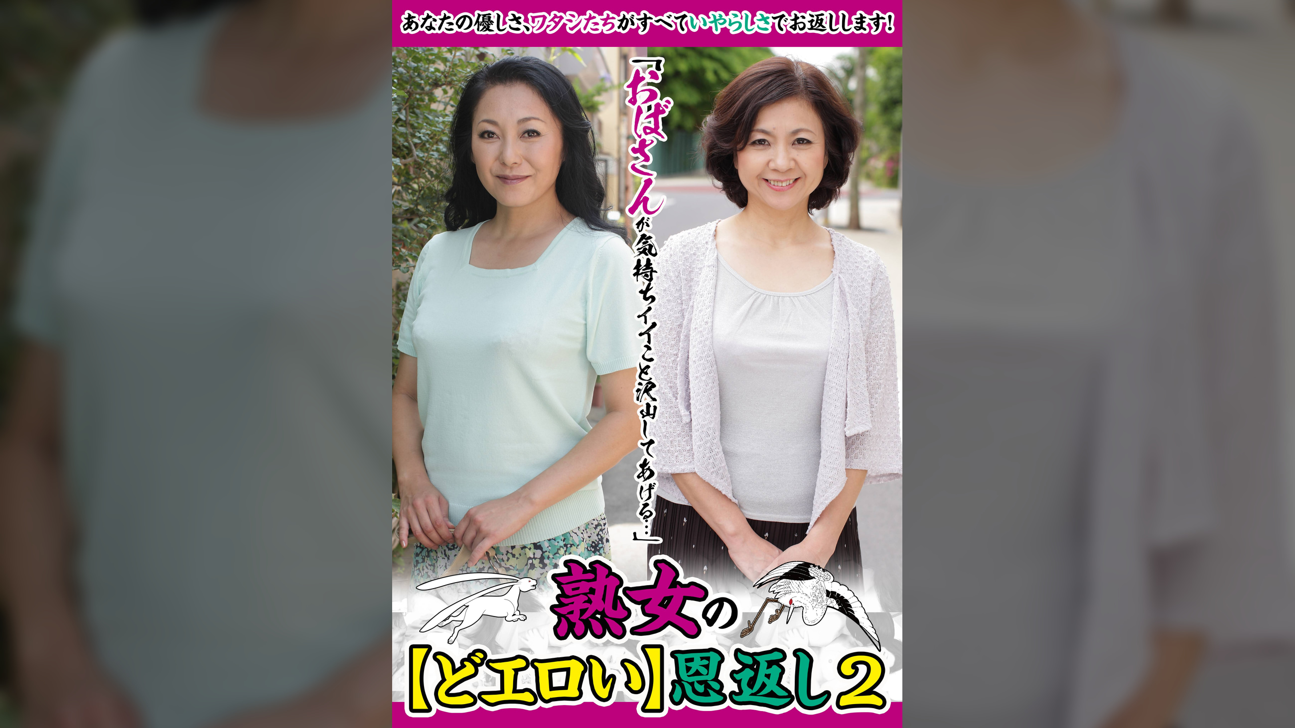 「おばさんが気持ちイイこと沢山してあげる…」熟女の【どエロい】恩返し2 新庄孝美 江原あけみ