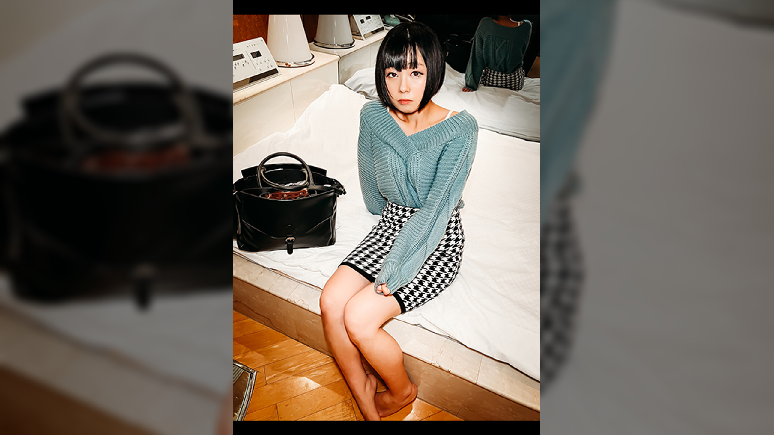 【流出】ぱっつん前髪の短髪美女とハメ撮り_照れ顔からイキ顔まで全て顔出し配信