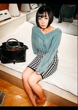 【流出】ぱっつん前髪の短髪美女とハメ撮り_照れ顔からイキ顔まで全て顔出し配信