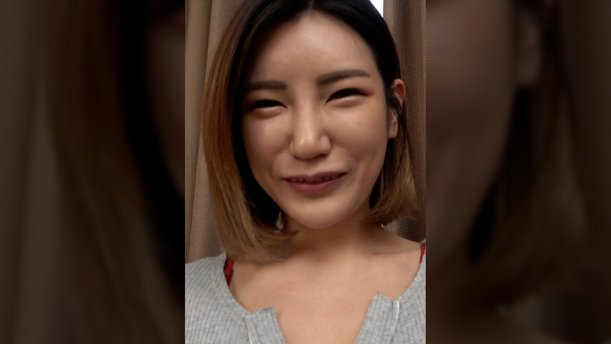 日本語の上手な韓国素人娘のアランさん。フェラの上目遣いが最高にカワイイ！スレンダーボディをくねらせ日本男児の肉棒を咥え込む⁉