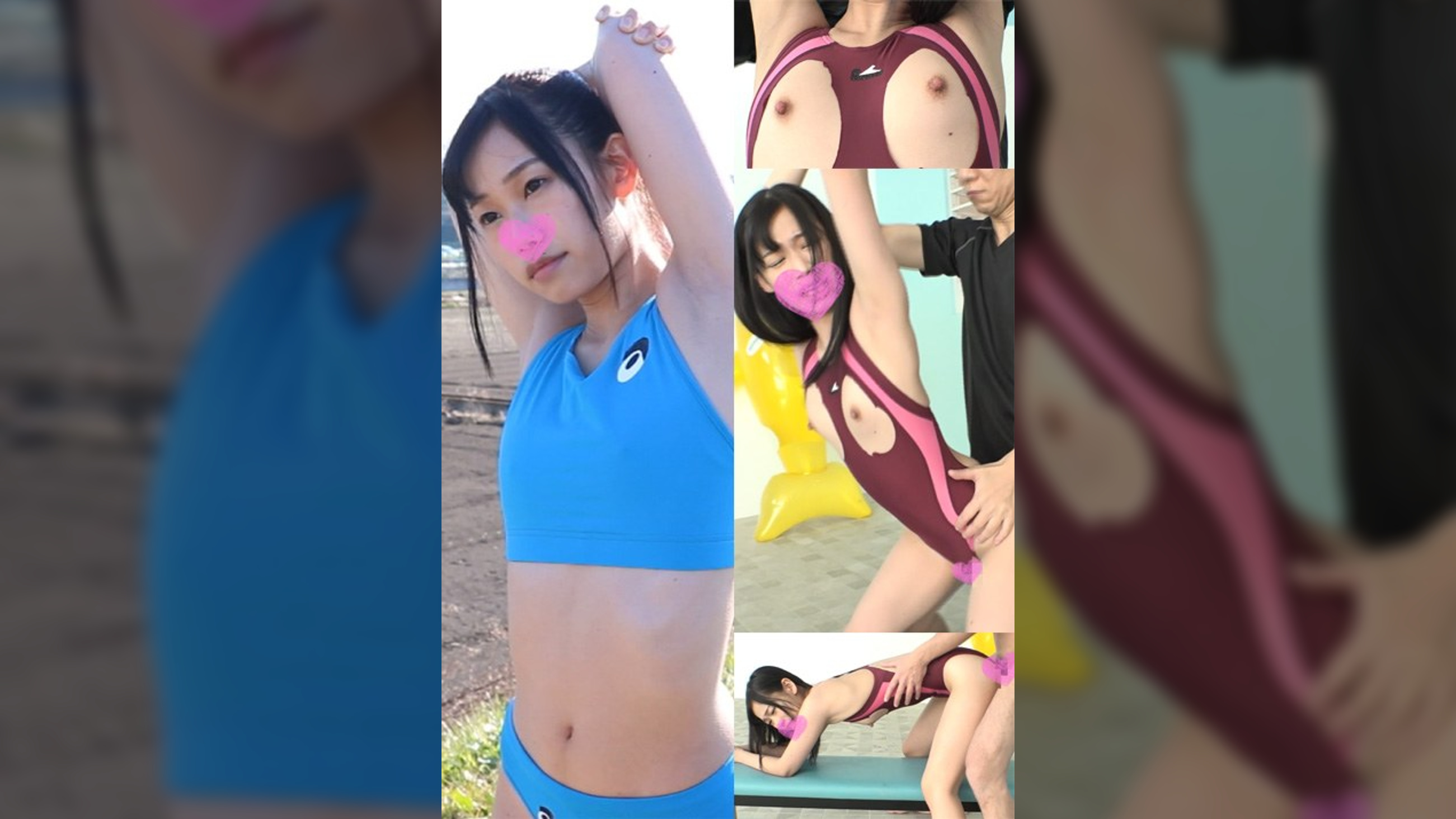 【貧乳×陸上女子】ちっぱい陸上女子にスパルタ指導！エロエロ個別指導でスケベに鍛えられまくり！？