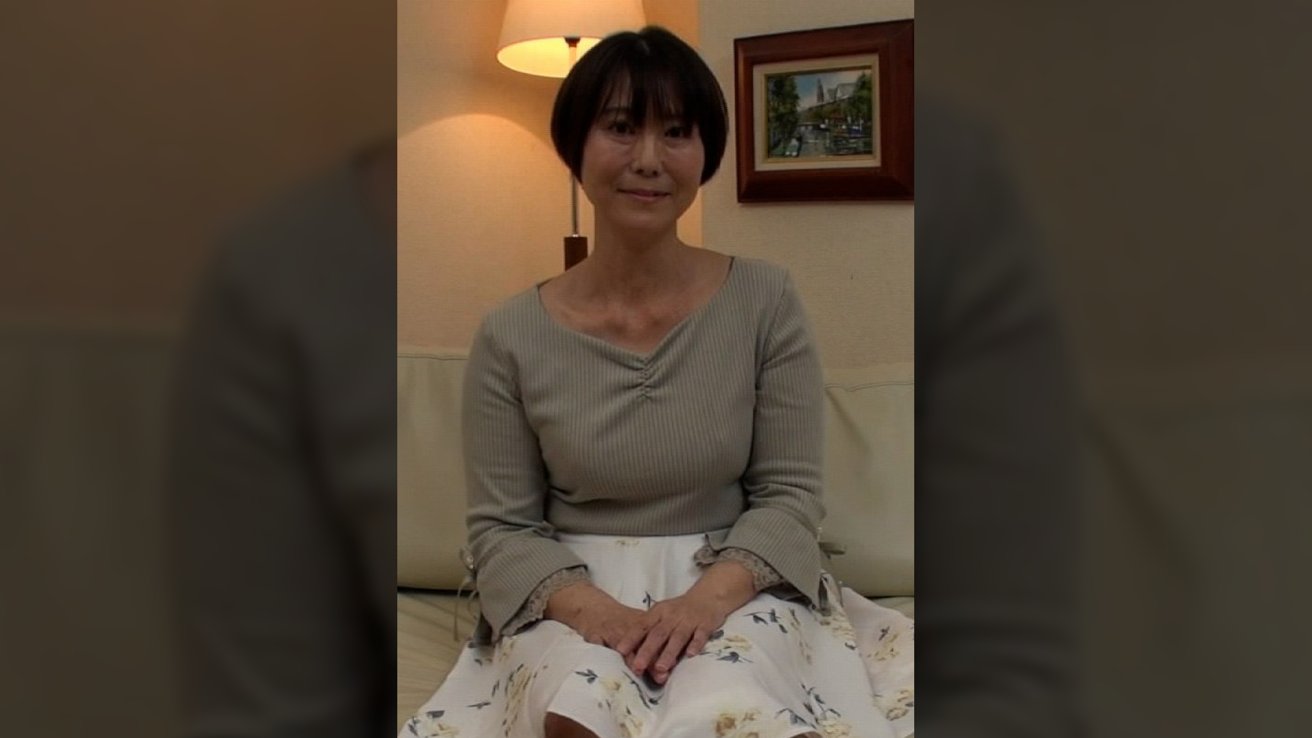 Fカップ乳の六十路熟女がAV男優のテクニックに翻弄されてイキ狂う本気SEX！