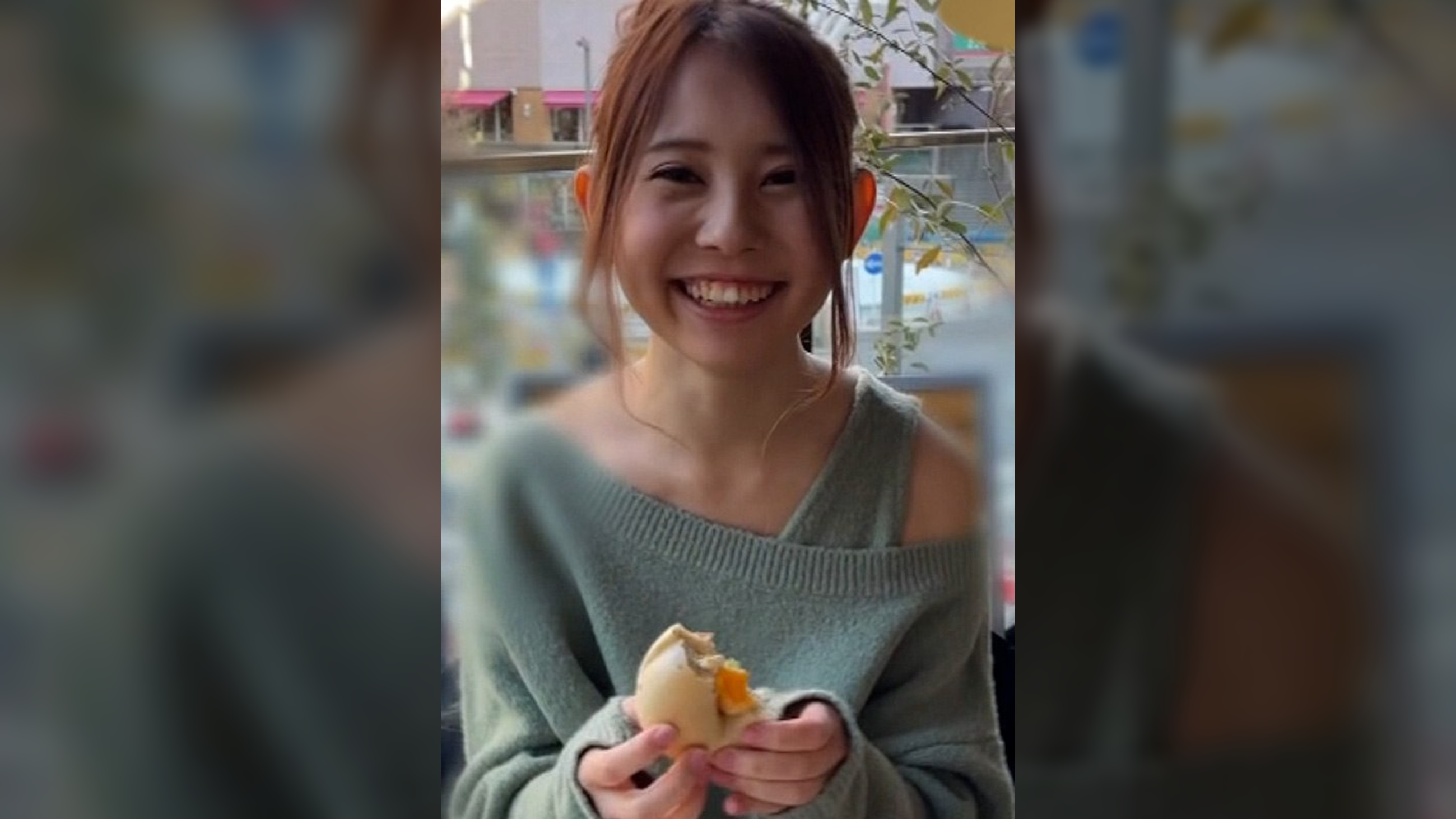 過去のコスプレ事情を赤裸々に語る清楚感溢れる笑顔の童顔ちいパイ美●女！●うと脱ぎ癖があるということで●を買い込みラブホへGO！