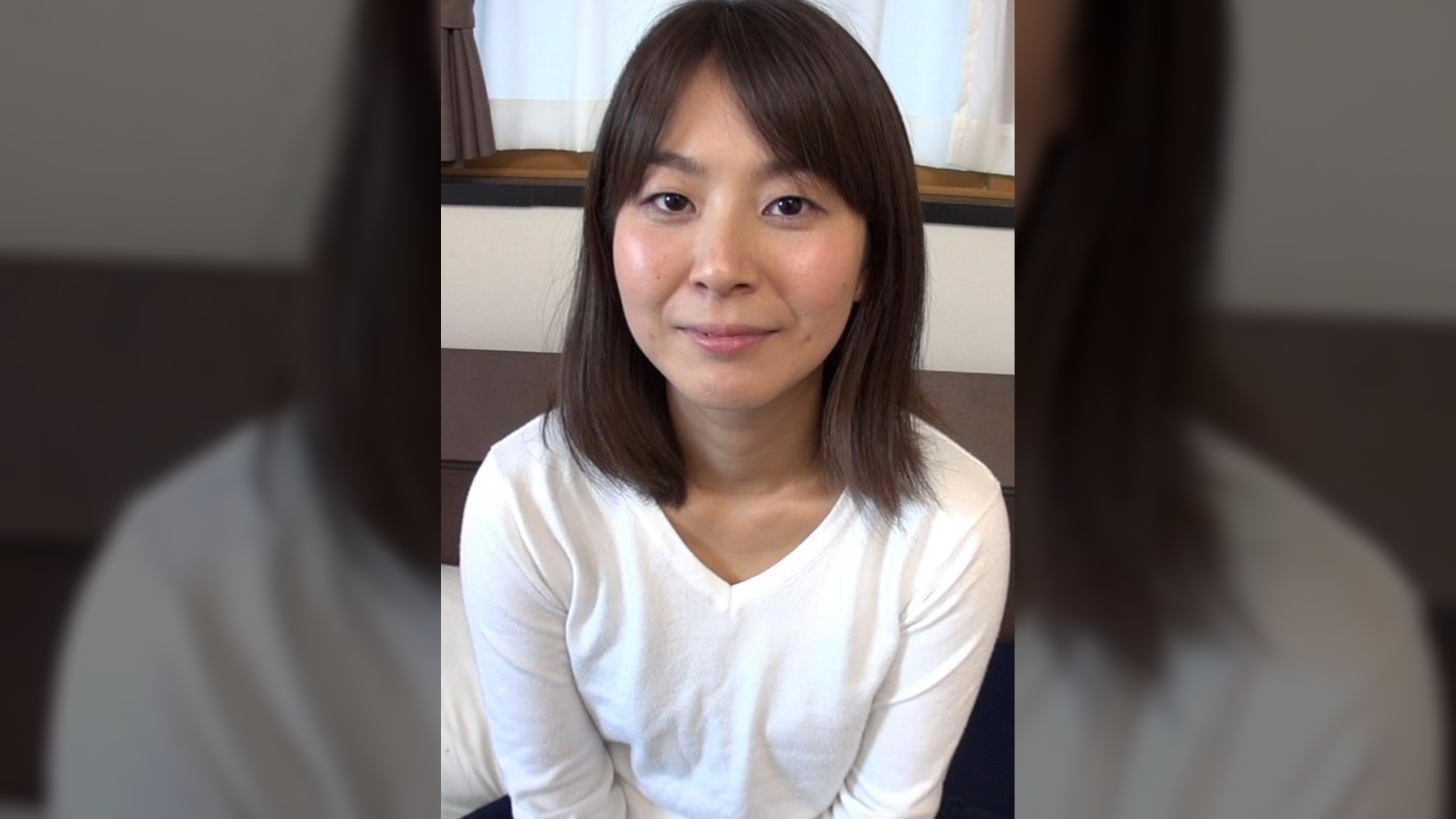 ●供が三人もいる様には見えない童顔熟女が初AV撮影！男優愛撫に奇声を上げてイキまくる！