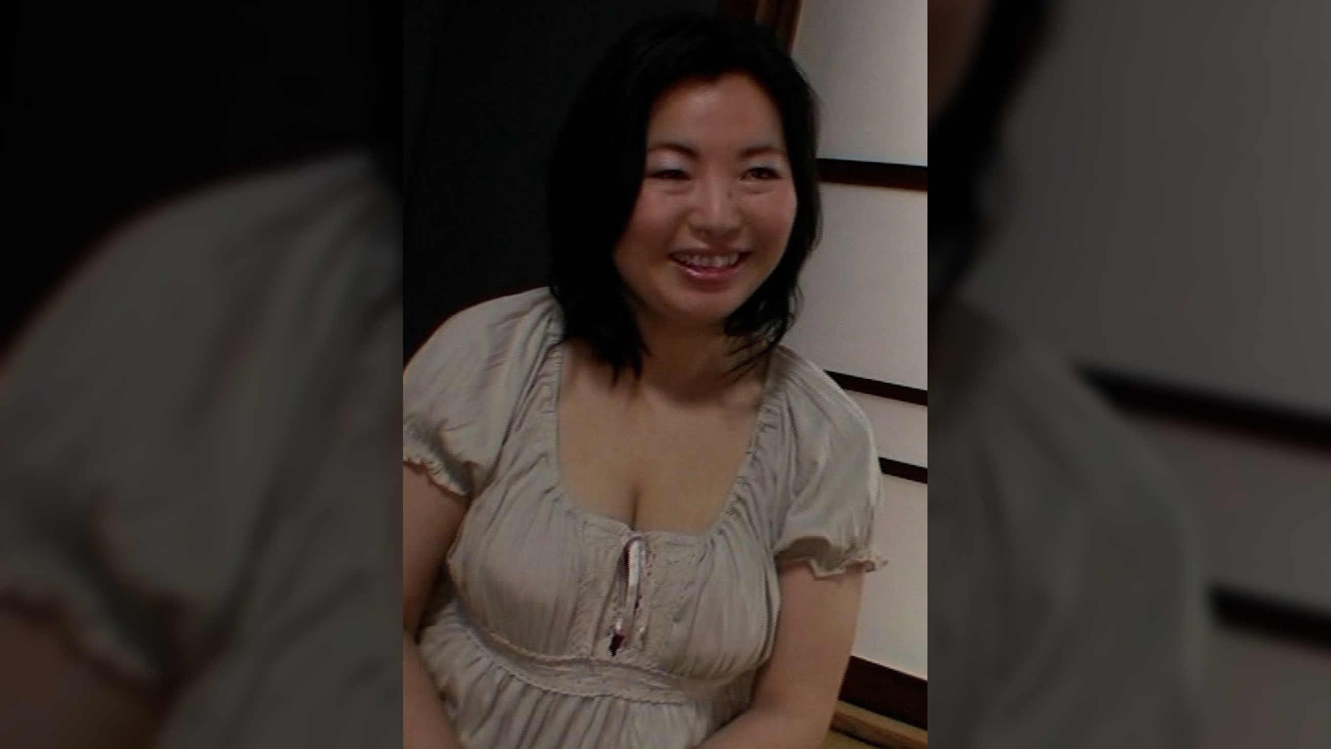 Gカップ爆乳を持て余す黒髪童顔五十路熟女!乱暴にカラダを弄られ強烈な快感に●いしれるドM熟女の息も絶え絶えな絶頂イキSEX!