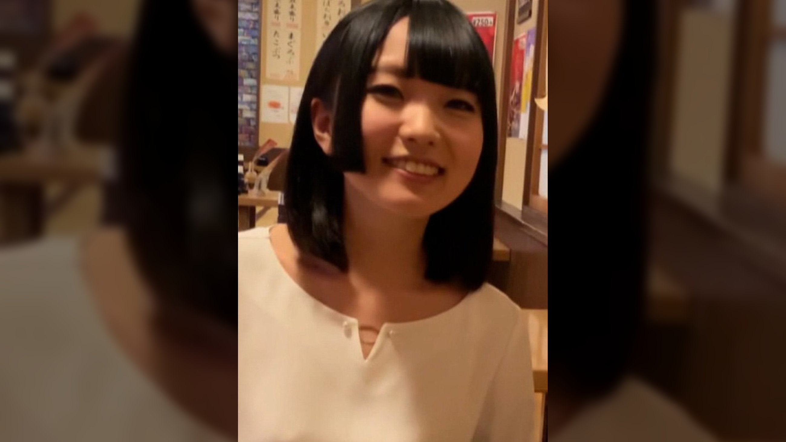 仕事終わりの居酒屋デート！お酒をガブ飲み、すっかり上機嫌で男の自宅で嵌め撮りラブラブSEX！