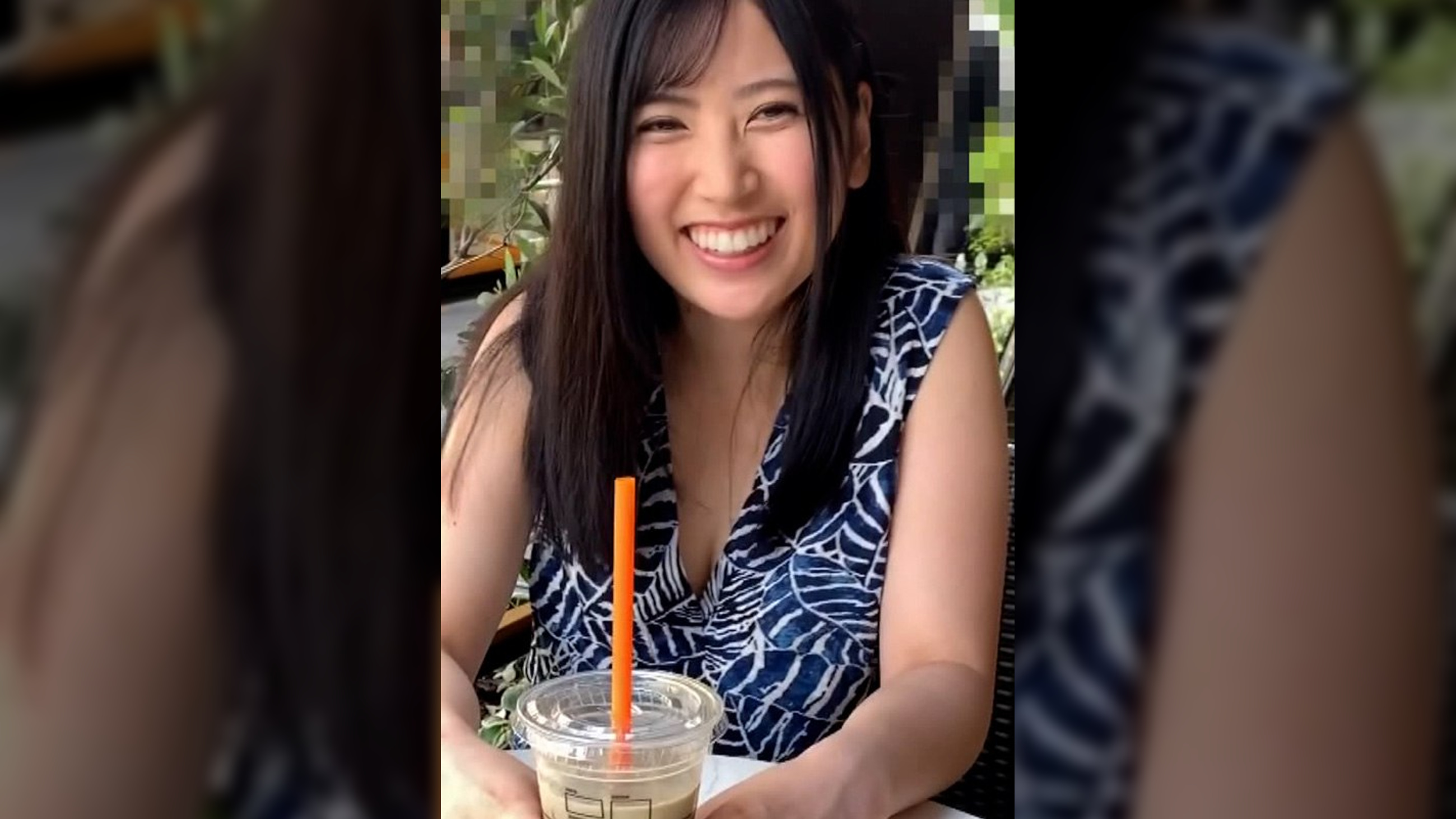 胸の谷間が強調のワンピースに黒髪美少女と酒を買い込みホテルにイン！個撮テイでエロエロSEX