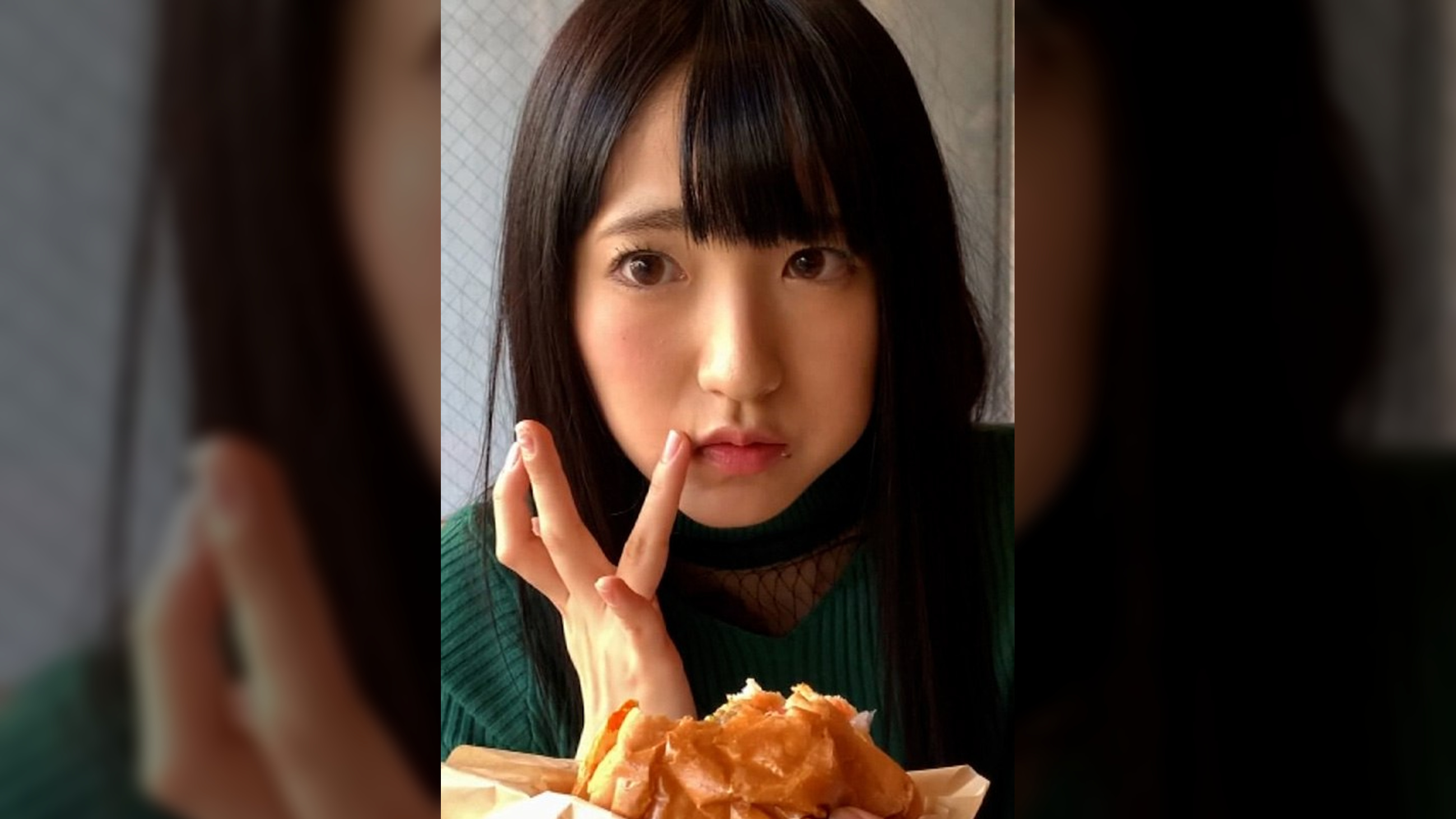 屈託のない笑顔で激辛バーガーを食べる身長150㎝未満の性欲旺盛⁉美少女をモデルテイで、とりあえずホテルイン！ハメ撮りSEXに昇天イキ！