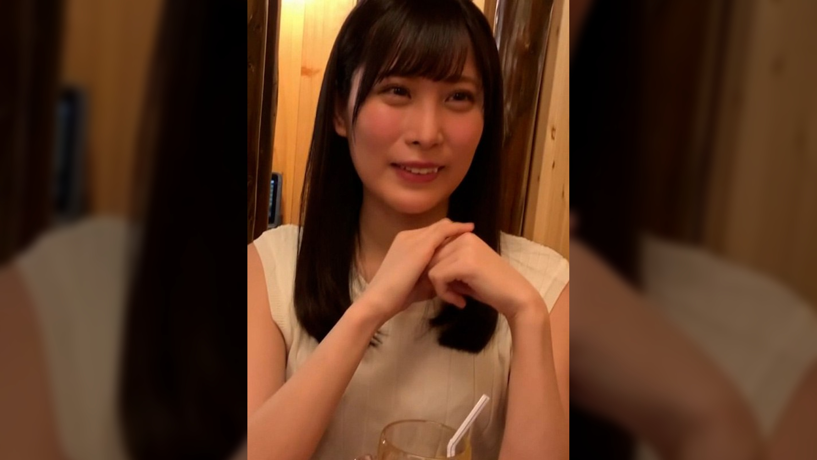 坂系美女と居●屋で和みノリでホテルに誘うとあっさりOK！恥じらいながらも舌を絡めてカメラ目線で嵌め撮りガチイキSEX！