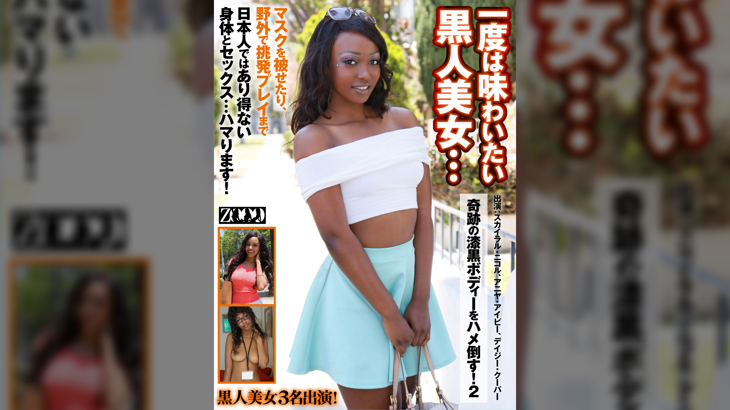 一度は味わいたい黒人美女・・・奇跡の漆黒ボディーをハメ倒す!2