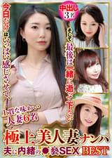 極上美人妻ナンパ 夫に内緒の●褻SEX Best12 6名