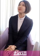 マジ軟派、初撮。 1566 目黒で休憩中の営業職OLをゲット！お久エッチで大興奮！！上目遣いフェラは可愛すぎてズキュン♪ストッキング破ってwベットでイケない営業展開なうwww