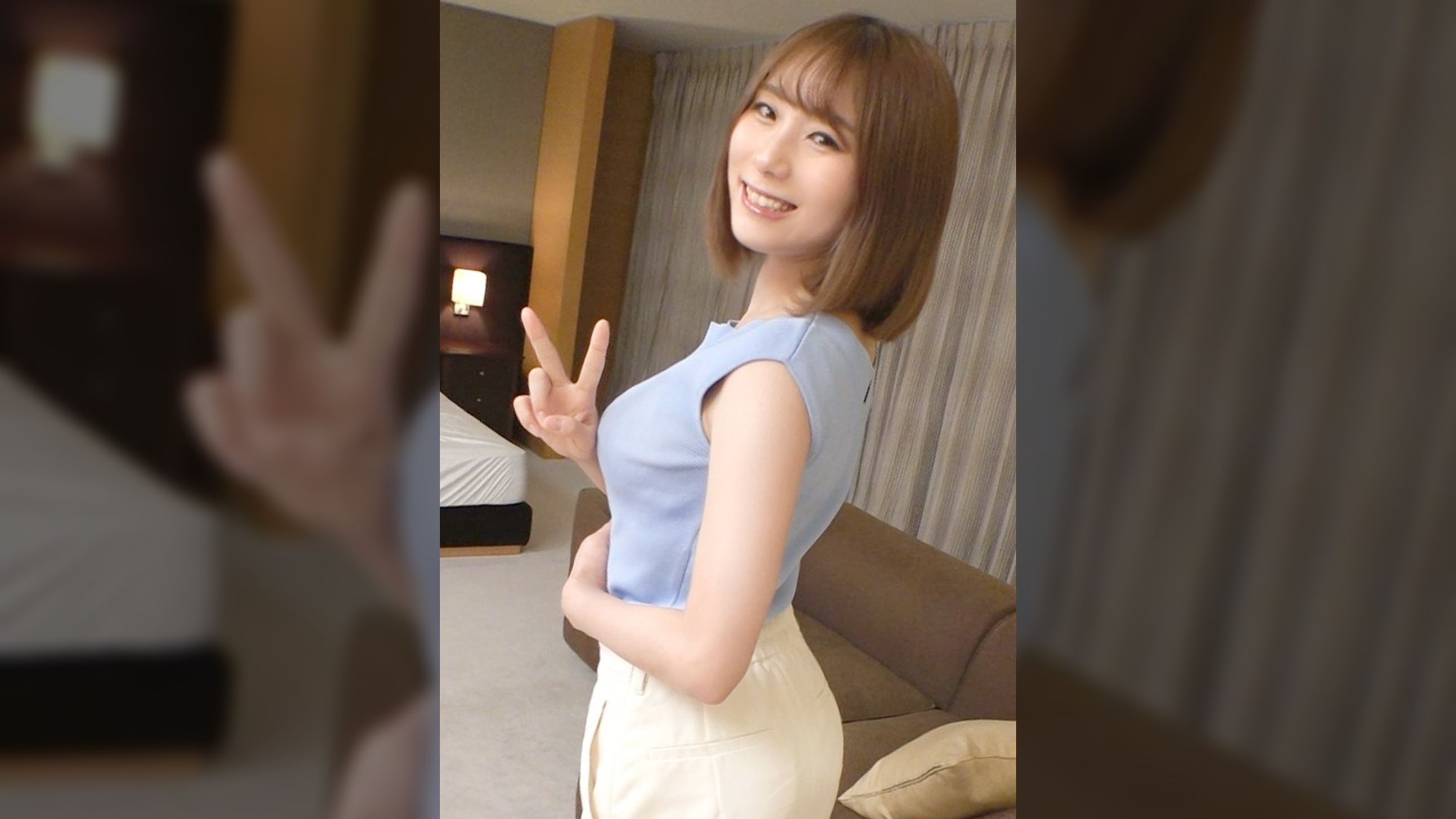 【初撮り】1年ぶりのセックスなのに…乳首を弄ってビクビク！男優の力強いピストンで脚はガクガク！初々しさ生々しさ満点！これぞ素人AVの真骨頂！ 応募素人、初AV撮影 294