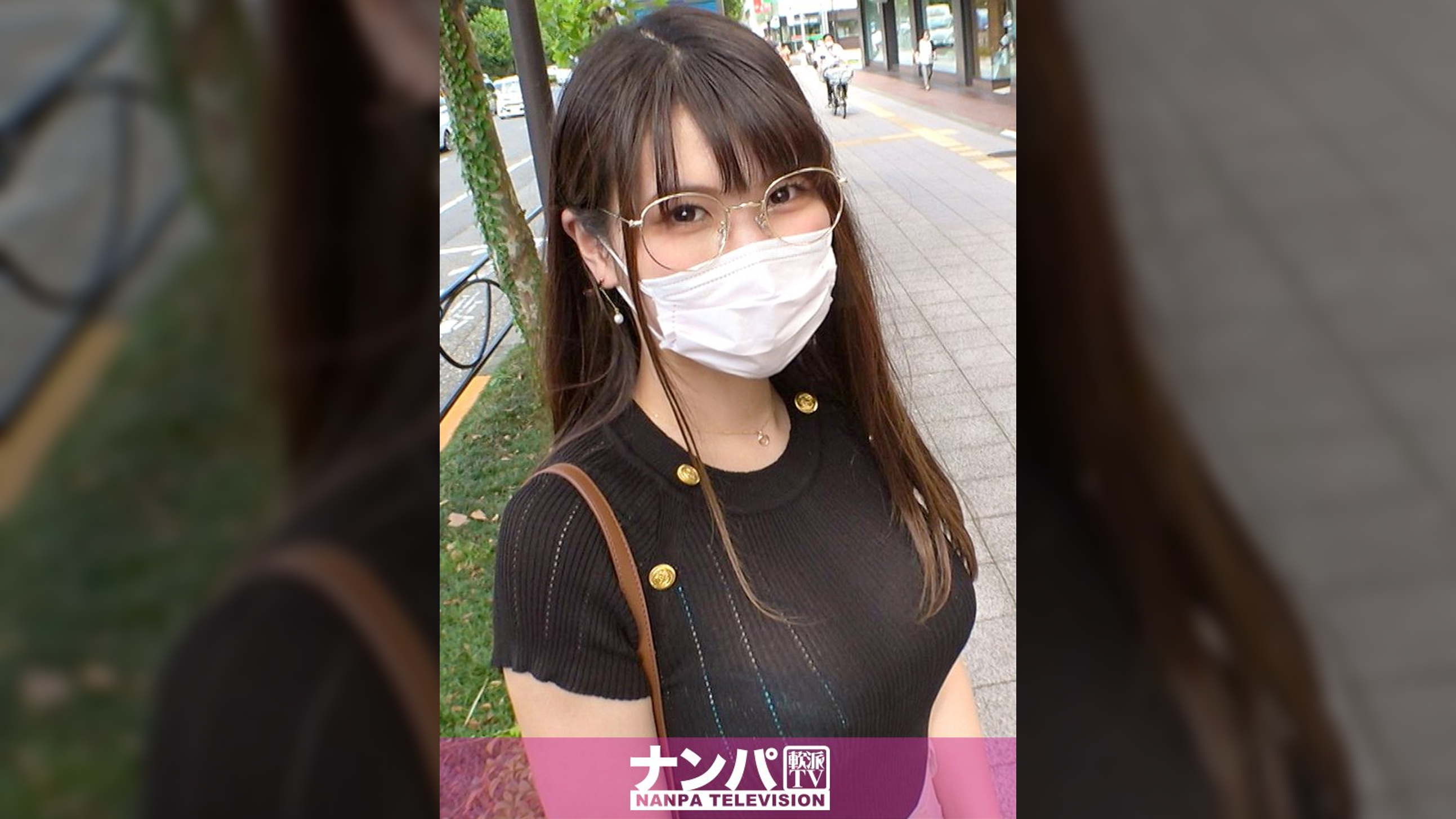 マジ軟派、初撮。 1875 メガネ巨乳のOLさん！今夜片想いの人と約束があるけど…スタッフのたくましい体によだれ垂らしてOKしちゃいました！ドMのスケベボディがアンアンエビ反り大絶叫！