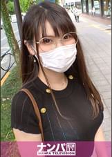マジ軟派、初撮。 1875 メガネ巨乳のOLさん！今夜片想いの人と約束があるけど…スタッフのたくましい体によだれ垂らしてOKしちゃいました！ドMのスケベボディがアンアンエビ反り大絶叫！