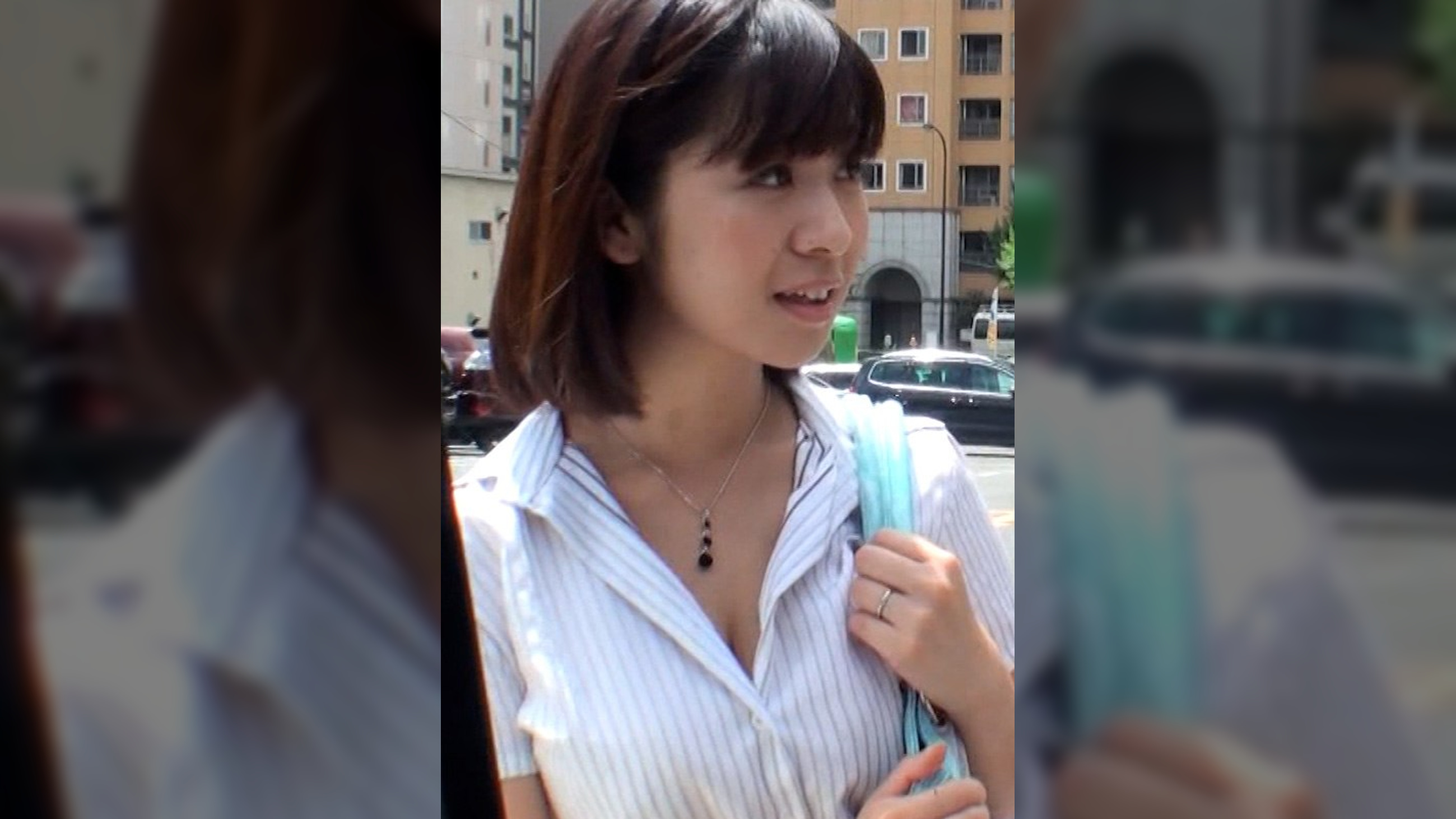 Hカップ乳のショートヘアーの清楚系奥様は欲求不満で熟れたカラダを持て余し、ちょっとしたきっかけで快感堕ちの中出しSEX!