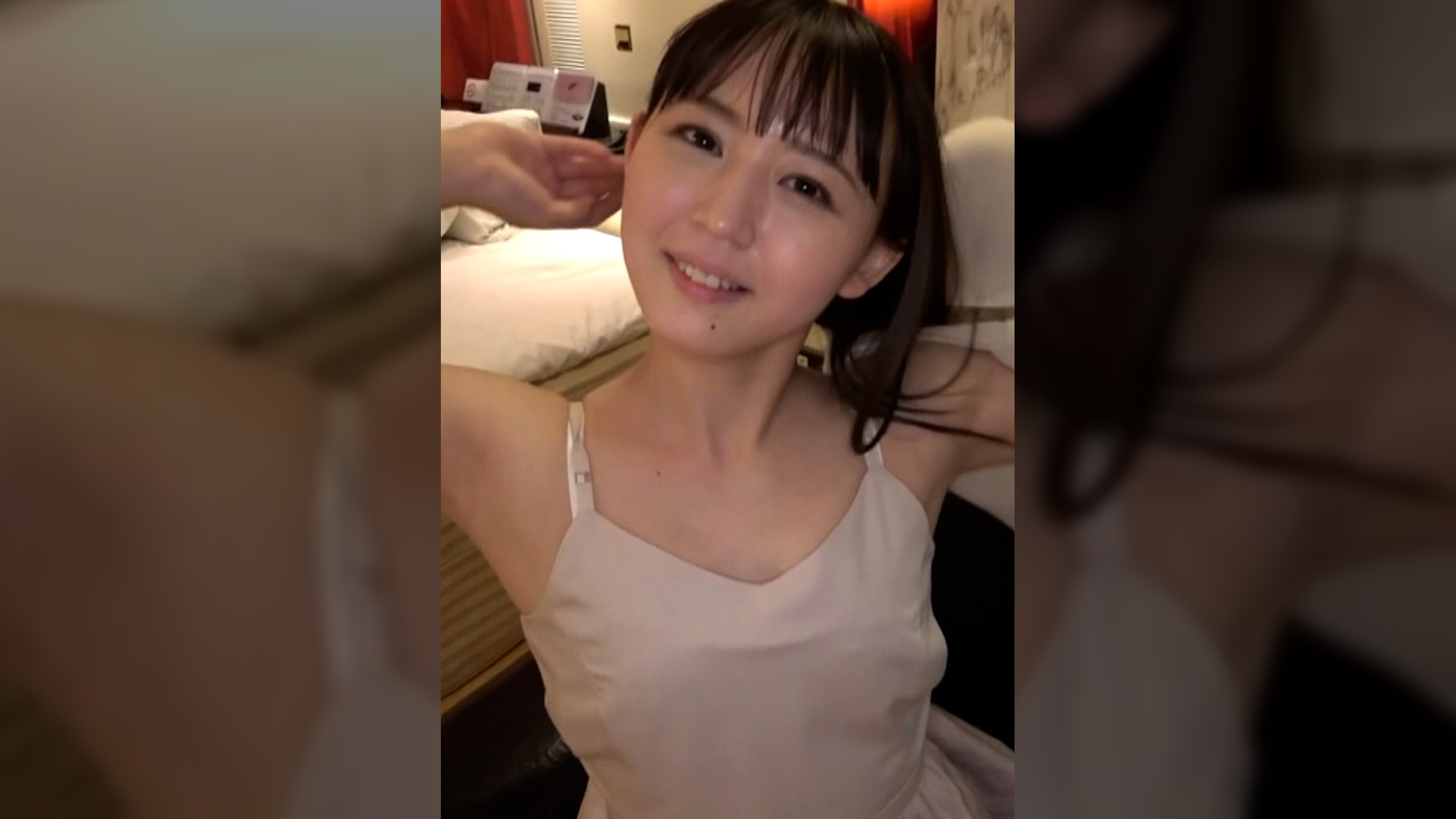 21歳の清楚な雰囲気の黒髪JDをモデルテイでラブホに誘う！ちいパイスレンダーボディに嵌めまくりSEX