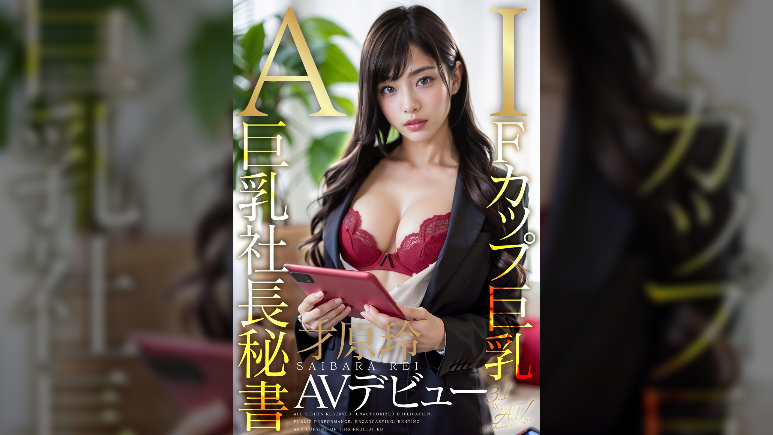 【3.1次元】AI巨乳社長秘書　才原玲AVデビュー