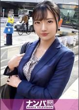 マジ軟派、初撮。 1784 スタイル良し！スーツの似合うディーラーを渋谷ナンパ！仕事の合間にちょっとインタビューを受けるはずが…男優の口車に乗せられあれよあれよと脱がされSEX！客には聞かせられない卑猥な声で快感に浸る！