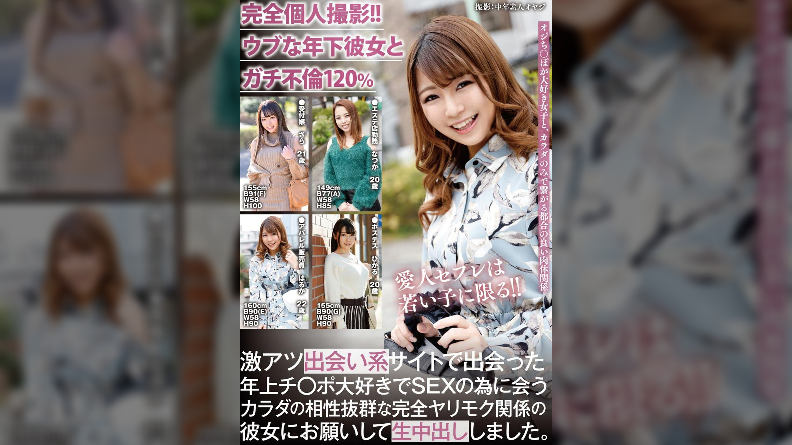 完全個人撮影!! ウブな年下彼女とガチ不倫120％