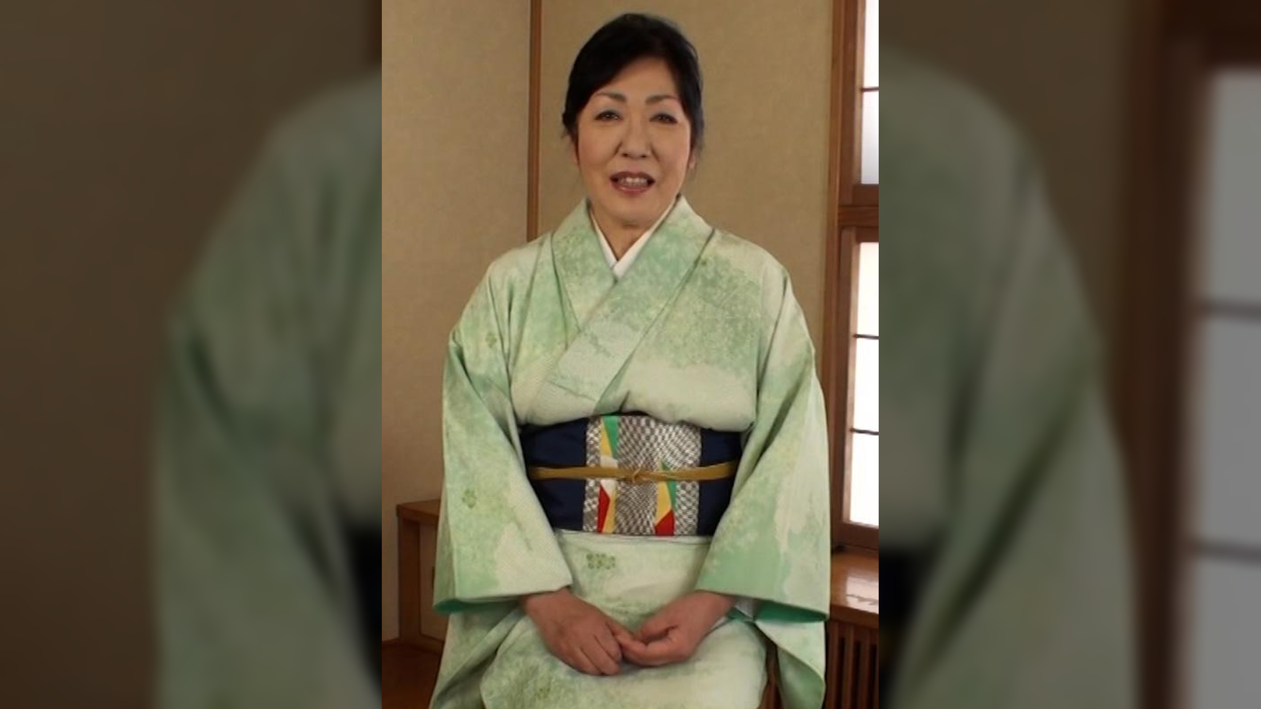 和服が似合う五十路熟女が自由奔放に生きてきた証のAV出演⁉若い肉棒に貫かれ快感に溺れる初撮り中出しSEX!