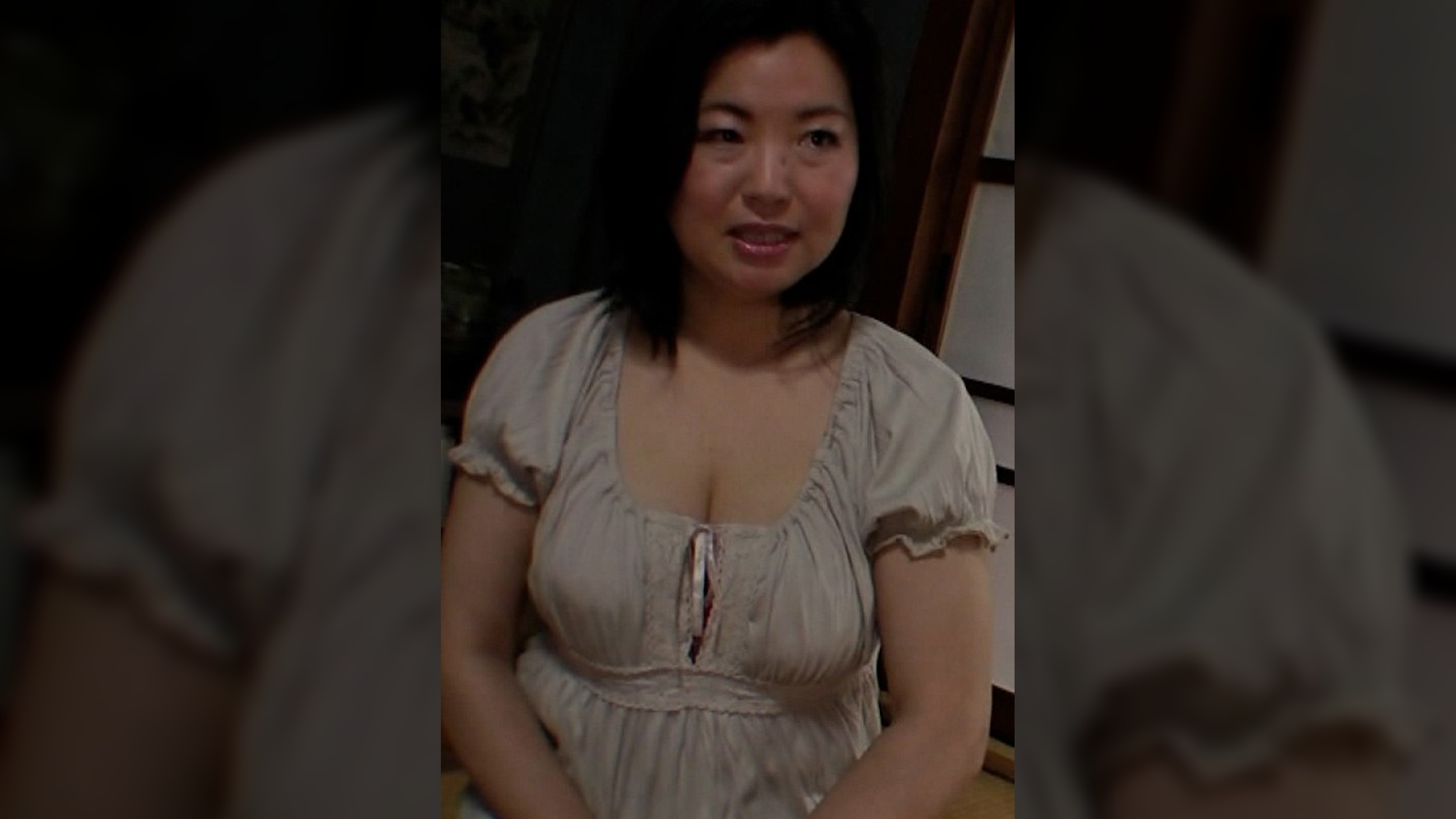 Gカップ乳を持て余す黒髪童顔熟女のドMズボハメ淫乱AV撮影!