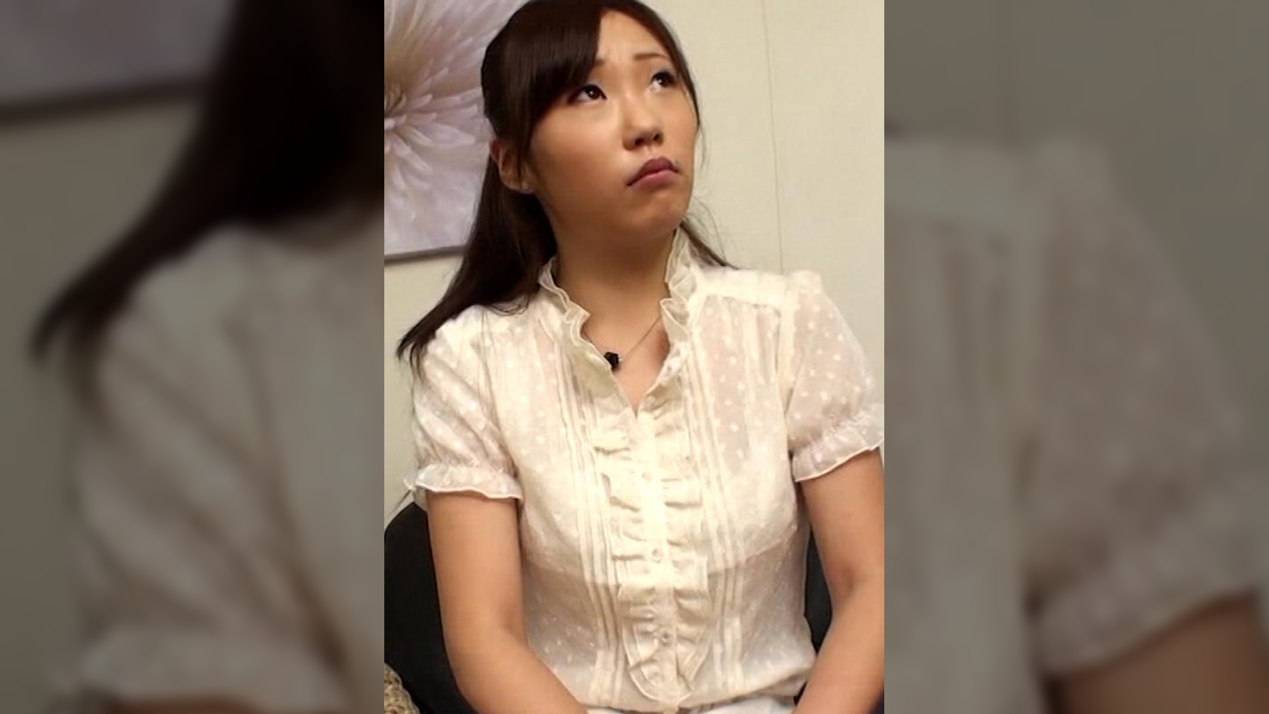 商品開発のモニターに連れて来られた清楚な雰囲気の人妻さん。実は欲求不満の隠れビッチで性欲大爆発、「今日は安全日だから大丈夫」と連続生中出し！