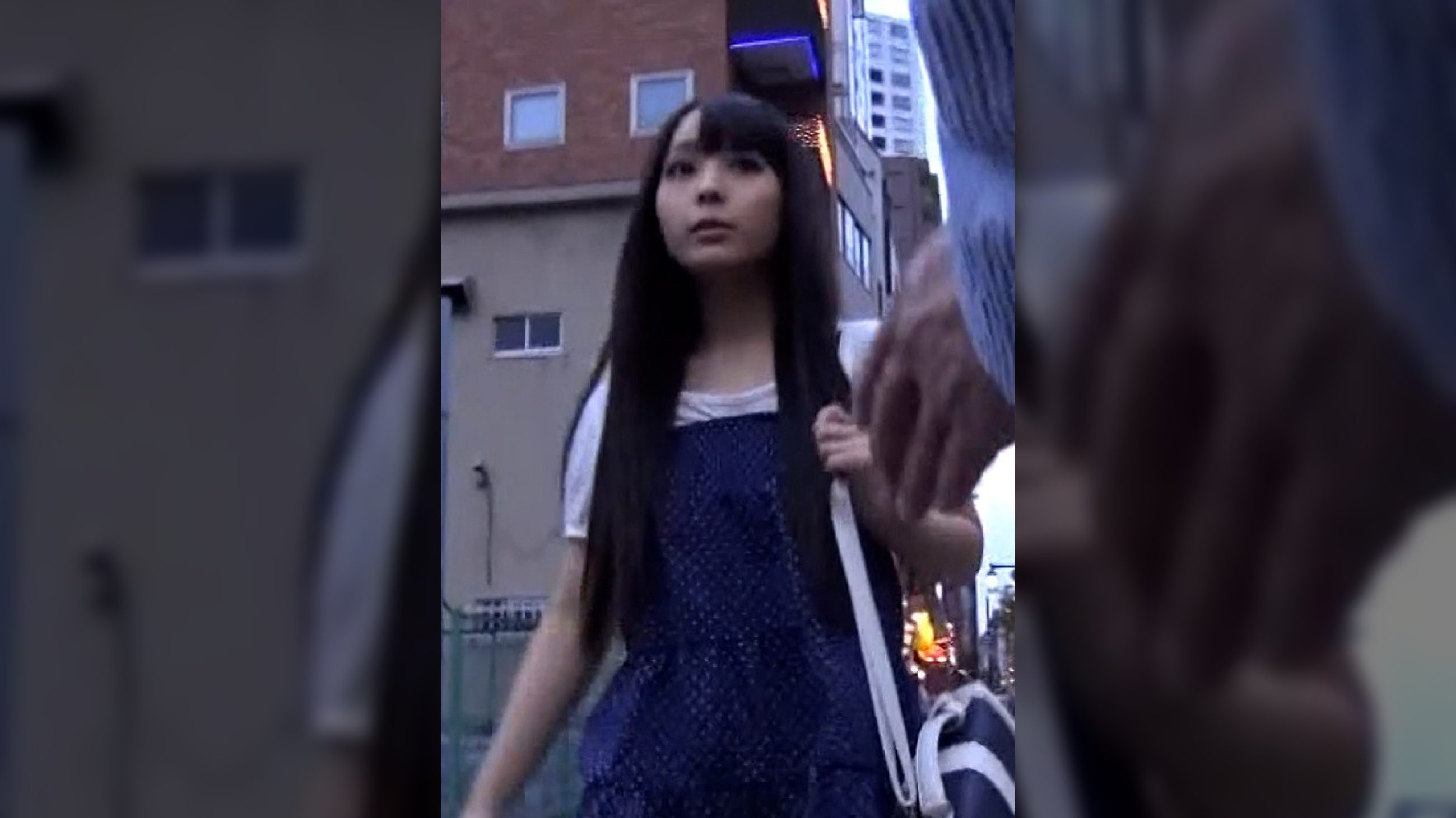 世間知らずの黒髪清楚系美人をアンケート調査とナンパしてエッチな質問＆大人のおもちゃで可愛い顔ははしたないアへ顔でイキまくる！