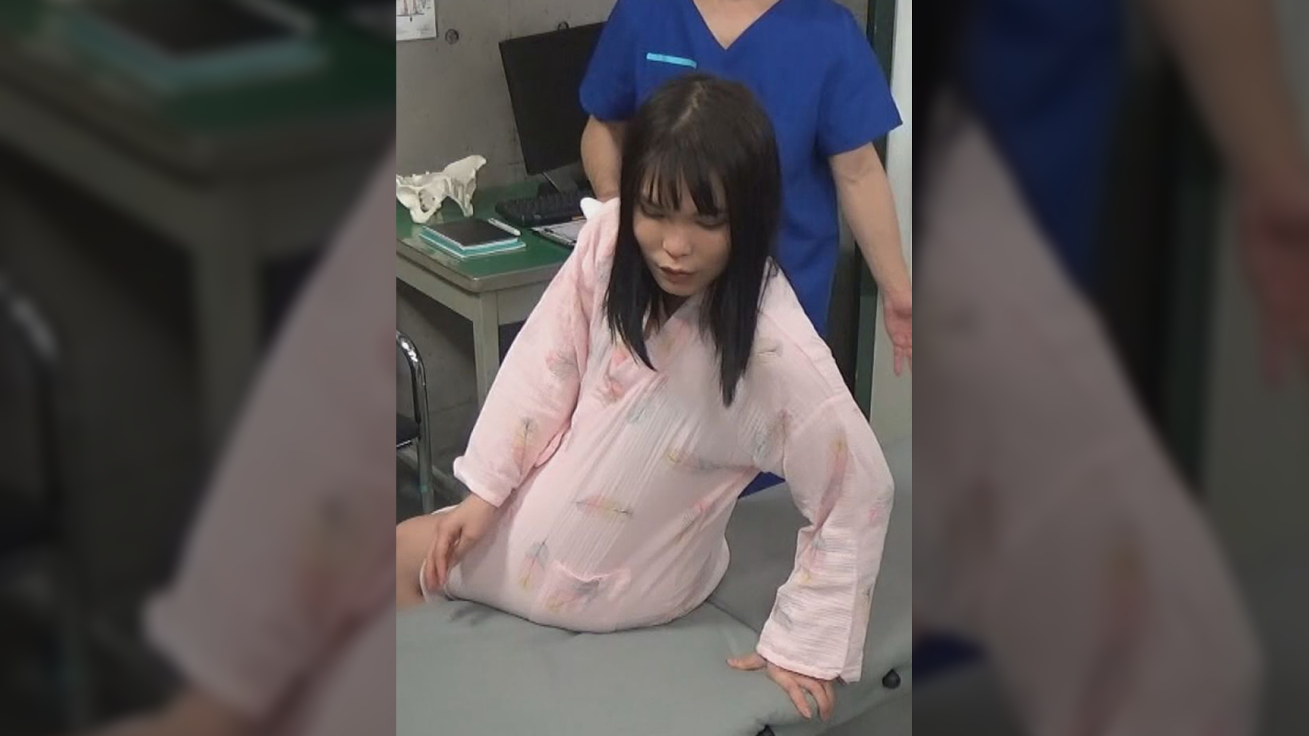 これは絶対ヤレル!!　接骨院にTバック着けてくる人妻さん!しかもムチムチのナイスな尻。これは絶対OKのサイン!それならば…
