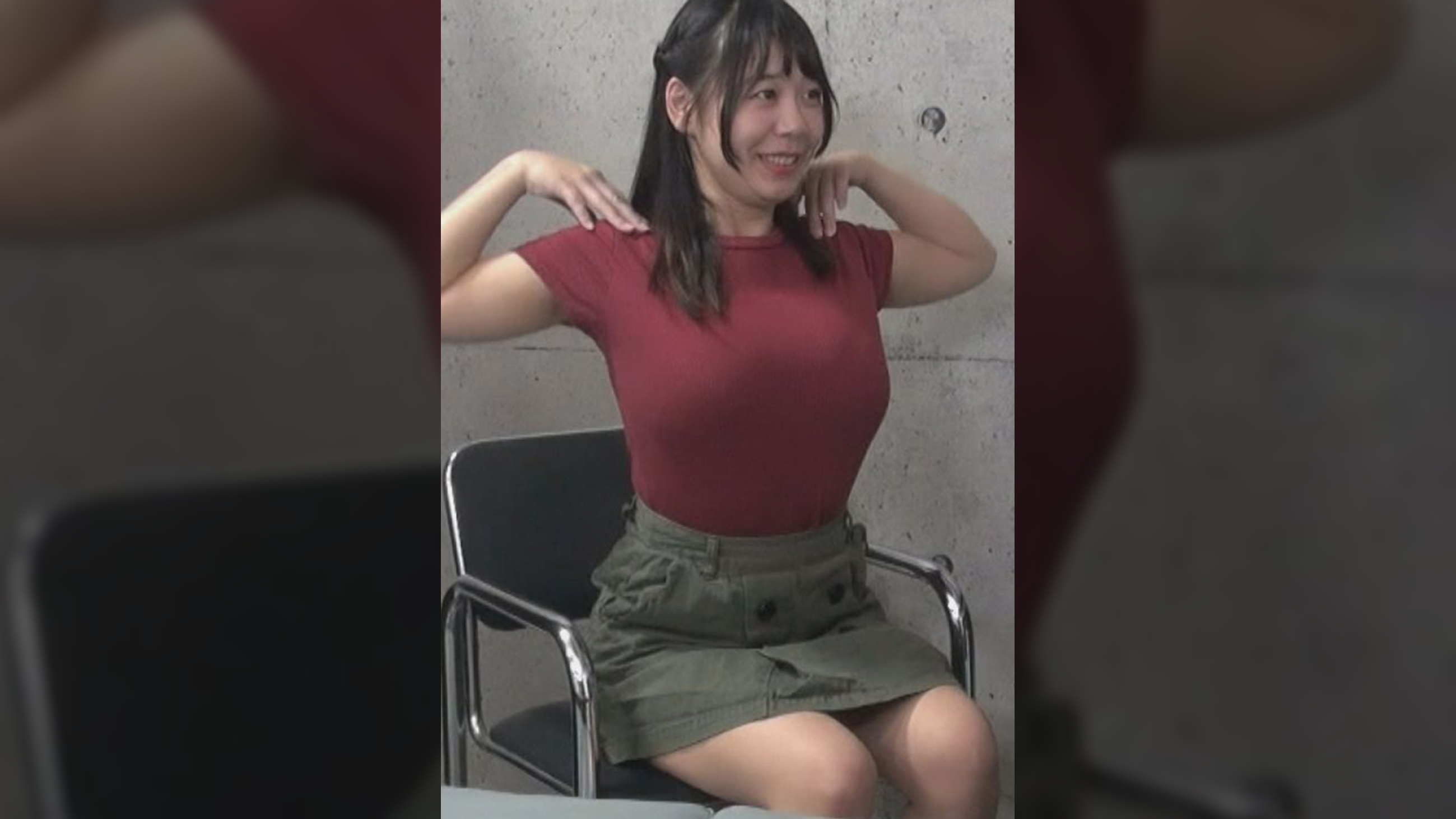 悪行整骨院での一部始終　肩こりはその爆乳のせいでは？というくらいの至宝の爆乳をもつエロ人妻