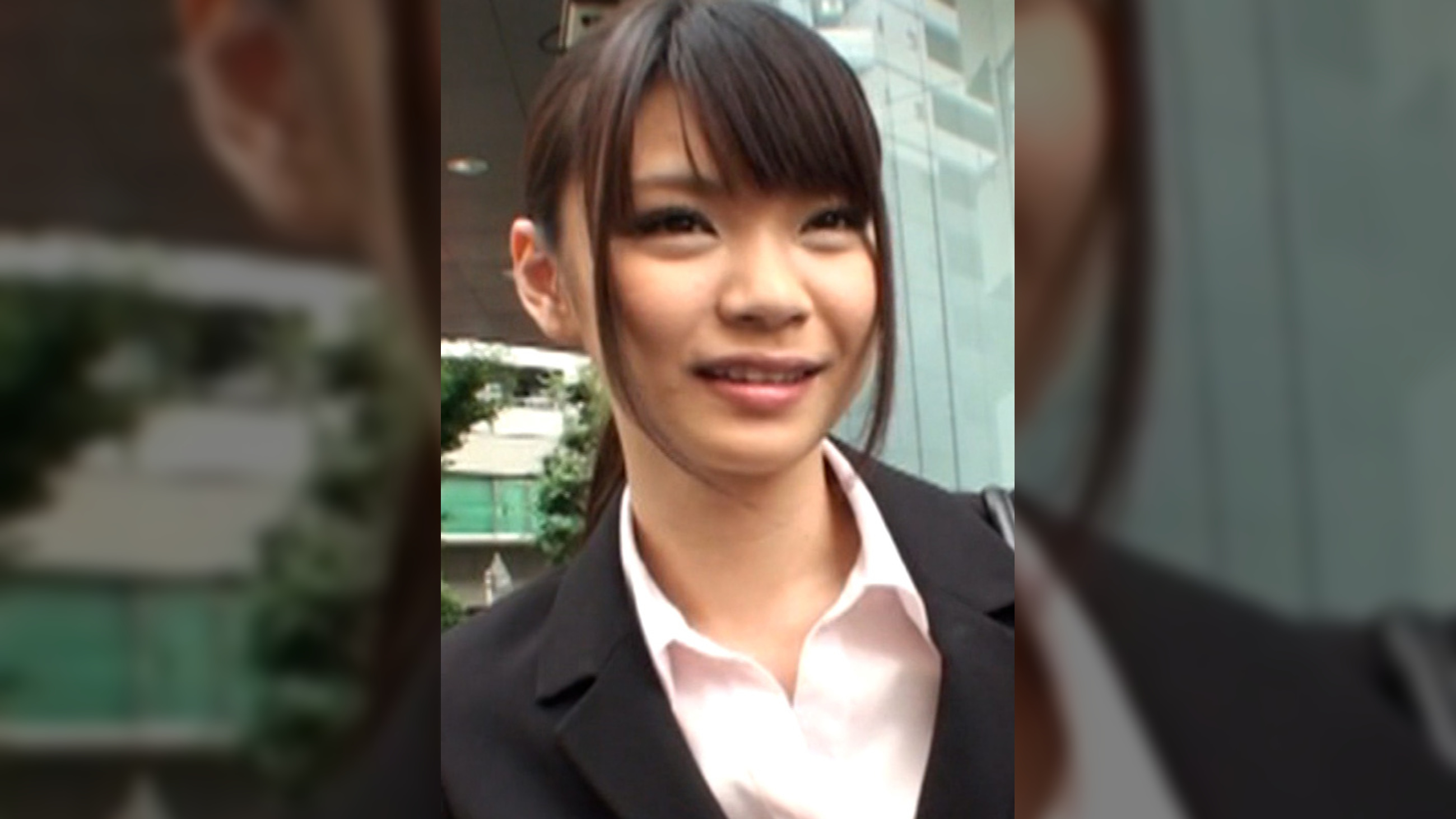 就活中のリクルートスーツの美女を就活番組のアンケートとナンパ！スーツの下はやる気満々まさかのTバック！乱交SEXでストレス発散！