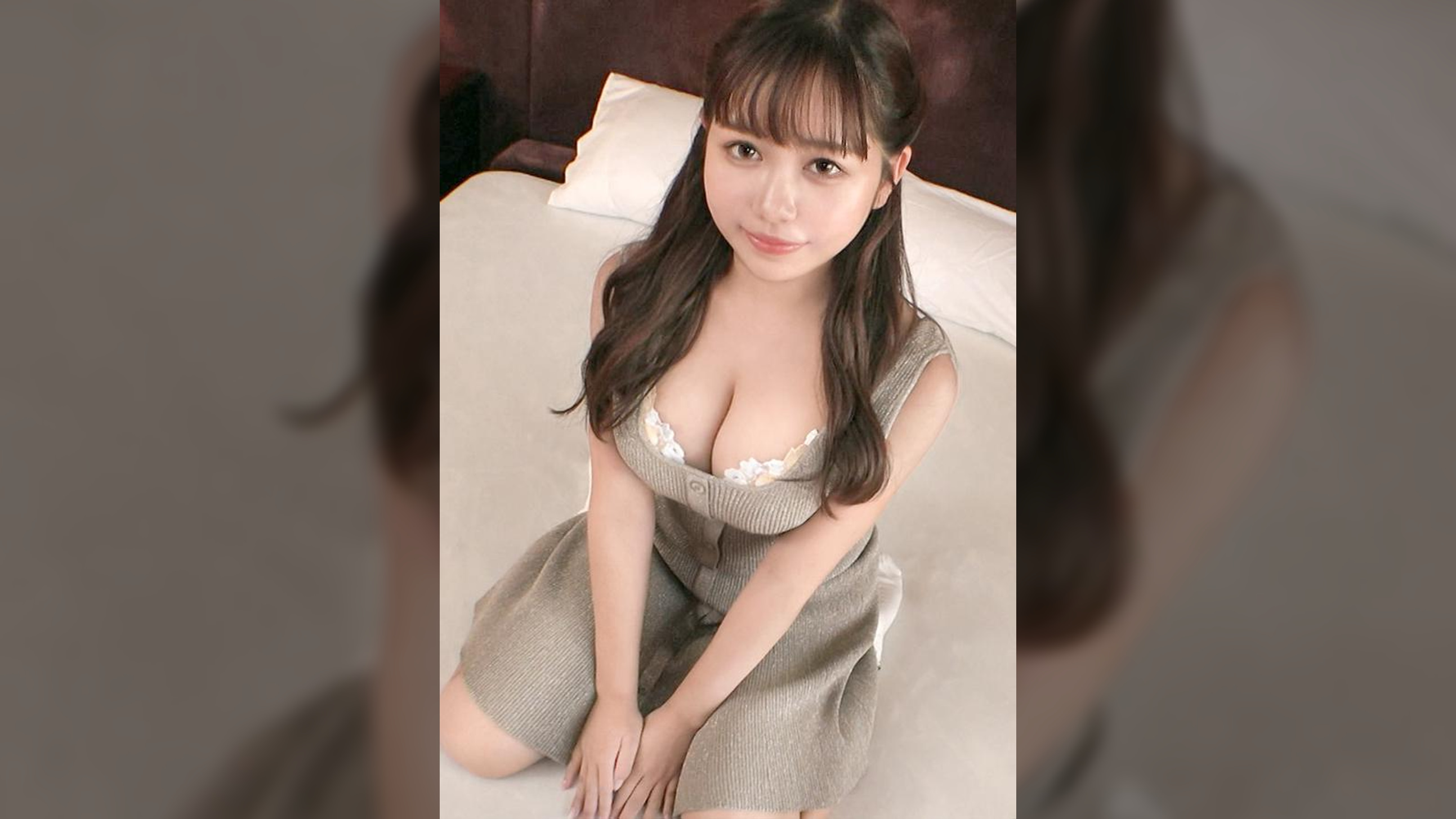 【美巨乳パイズリ】【小悪魔ちゃん】天性のあざとかわいさ100%のハーフ顔美少女！！経験したことのない快感に愛々しい笑顔が泣きそうな表情へと変わる。ふわふわGカップを使ったパイズリ。ピストンのたびにぶるんぶるんと揺れ動く天然美巨乳は必見！！ 【初撮り】ネットでAV応募→AV体験撮影 2098