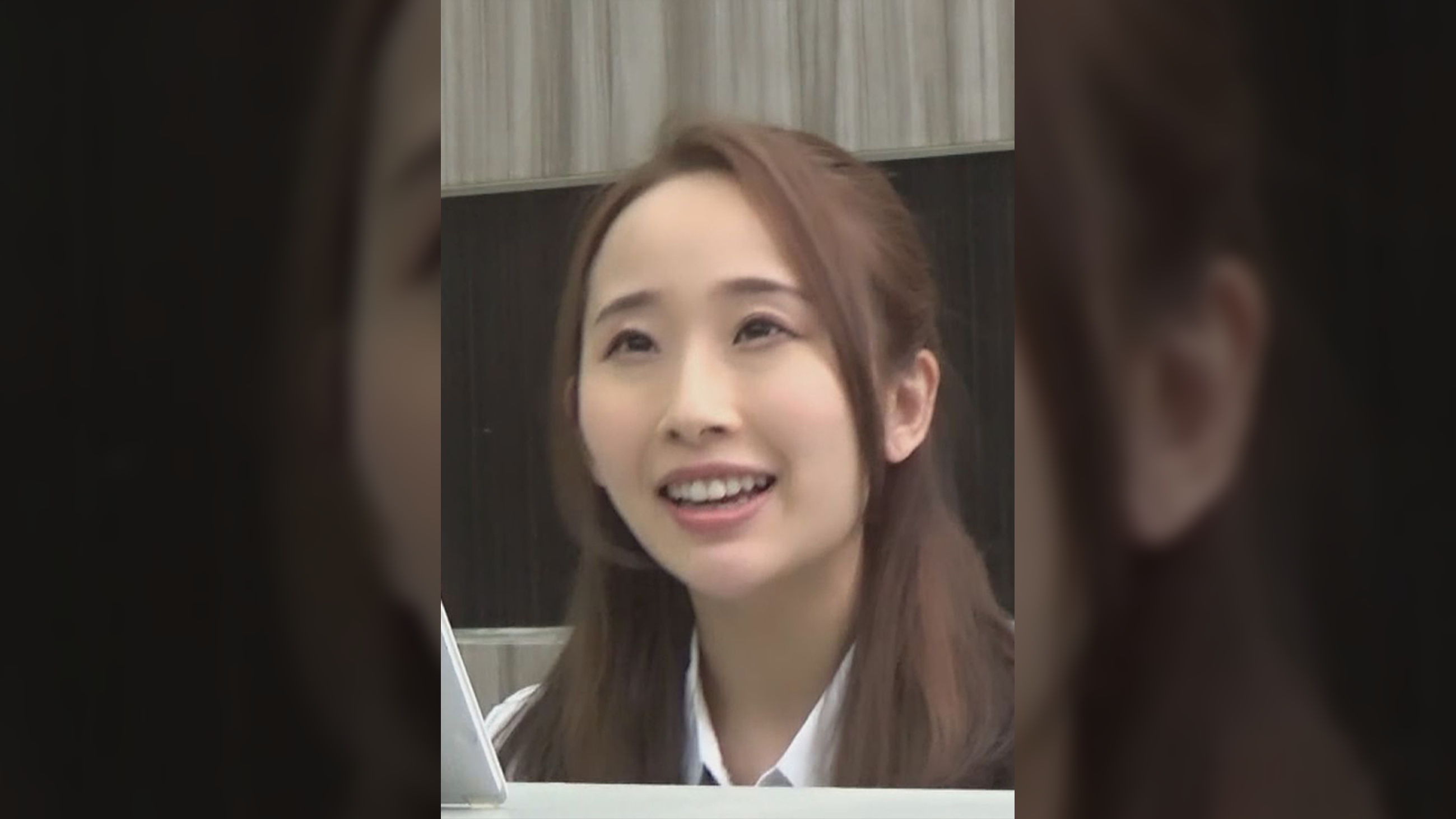 某有名企業中出し受付デスク 社内で人気の美人受付嬢