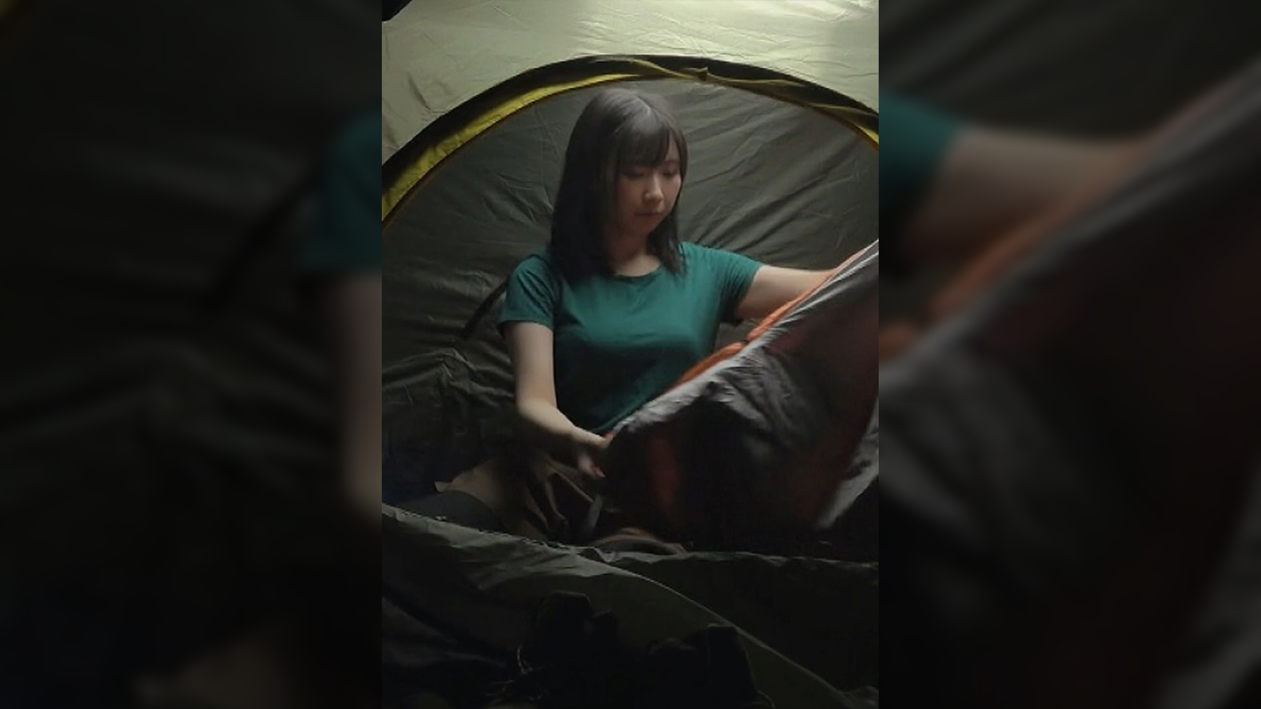 ソロキャンプガールの深夜のご乱交 独りで行動できる娘は積極的!?