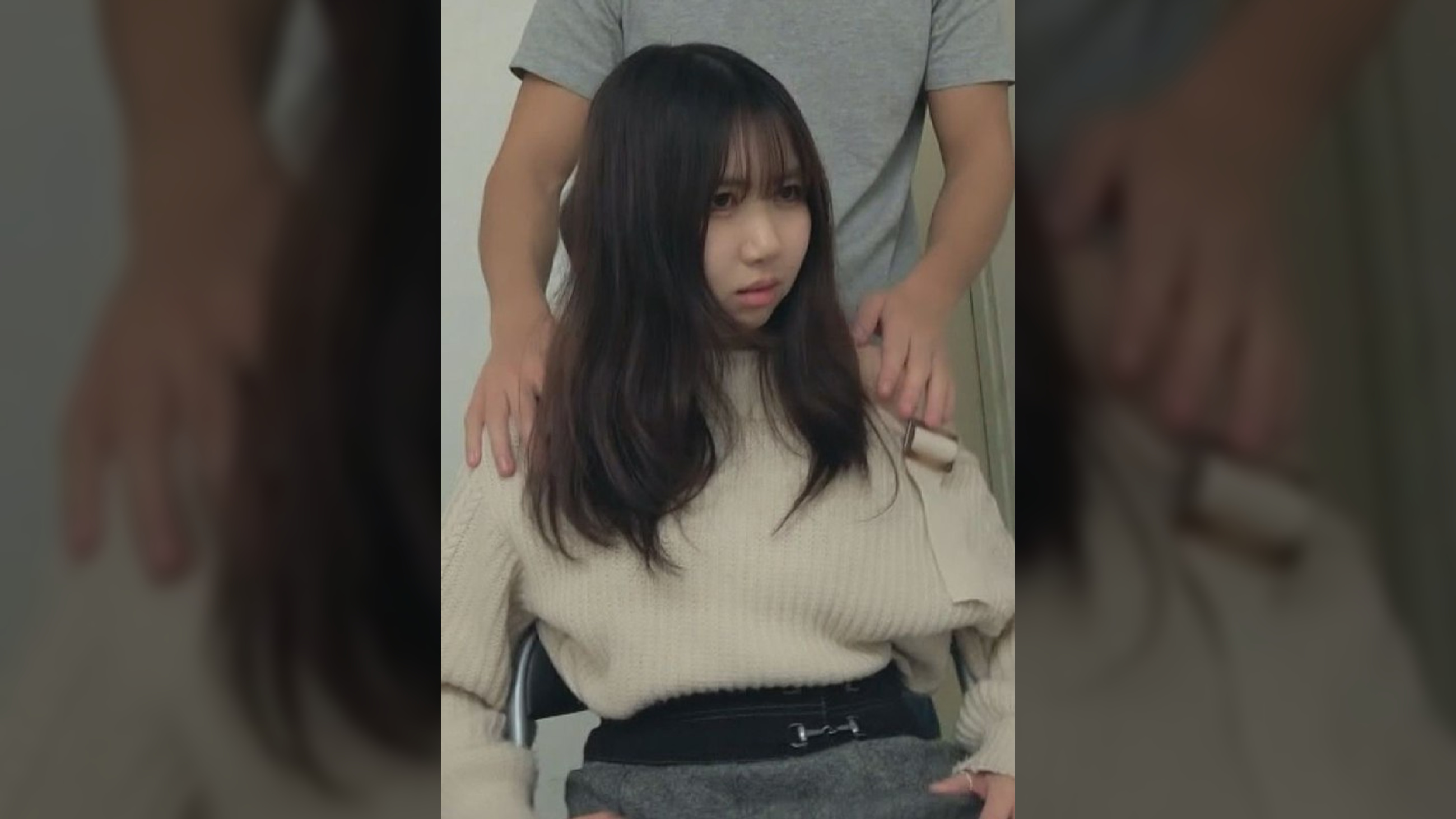 正義を振りかざす私人逮捕！気の弱そうな黒髪女性に強気でやりたい放題！