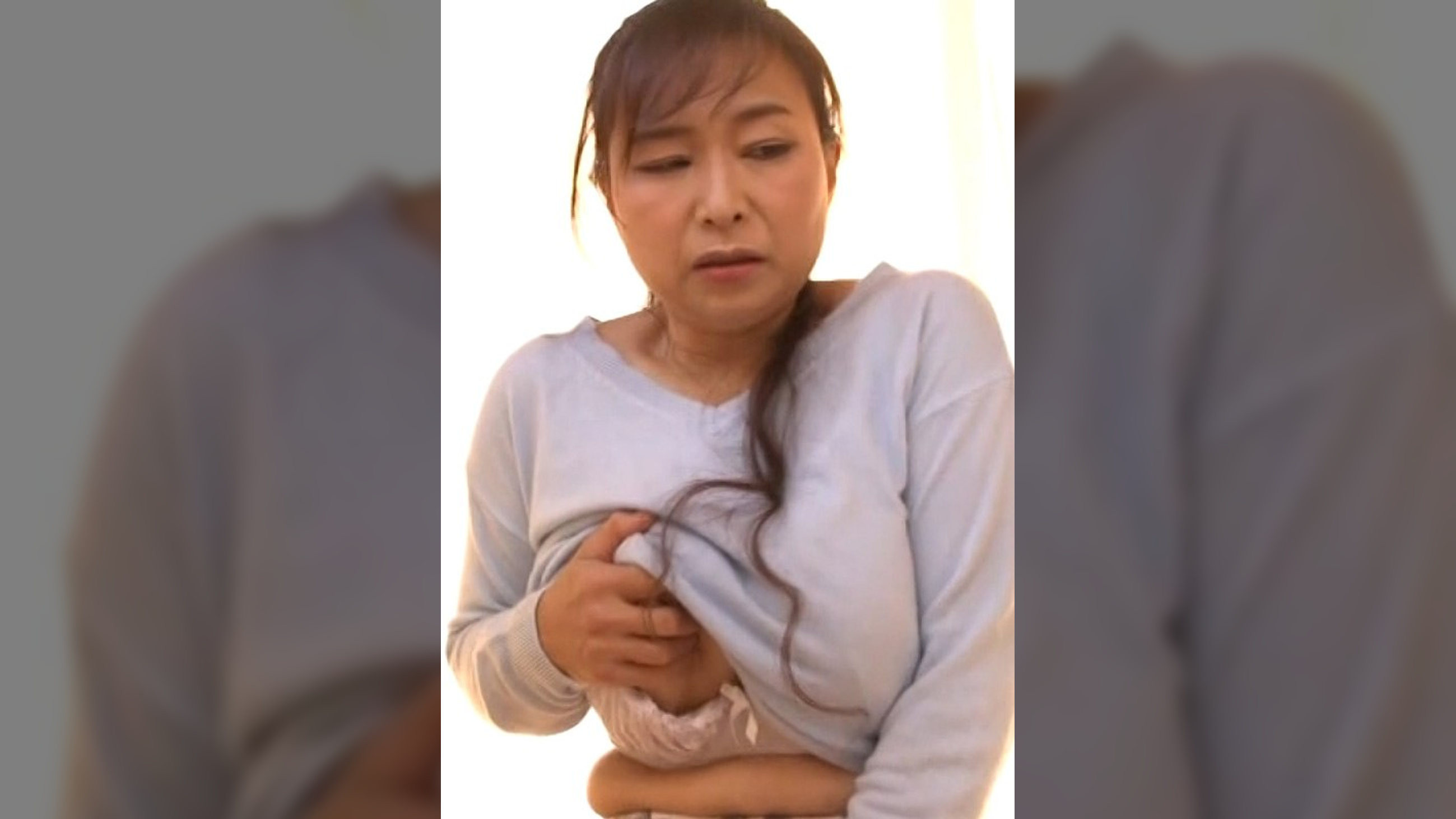 娘夫婦のSEXを覗きオナニーに耽る性欲旺盛な未亡人の義母！我慢出来ずに娘婿を誘う淫乱義母と肉欲性交！